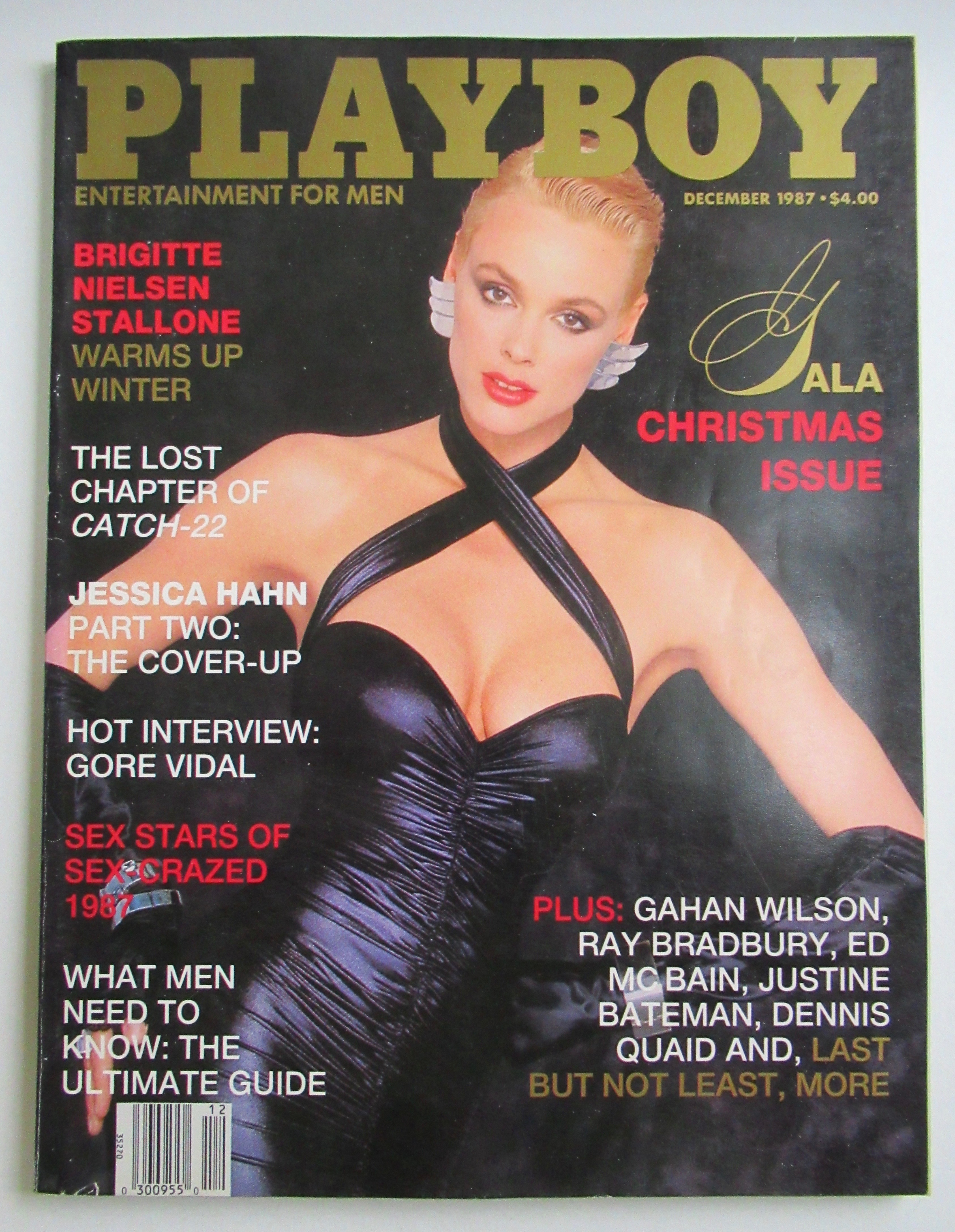 Playboy Magazine-December 1987-Brigitte Nielsen