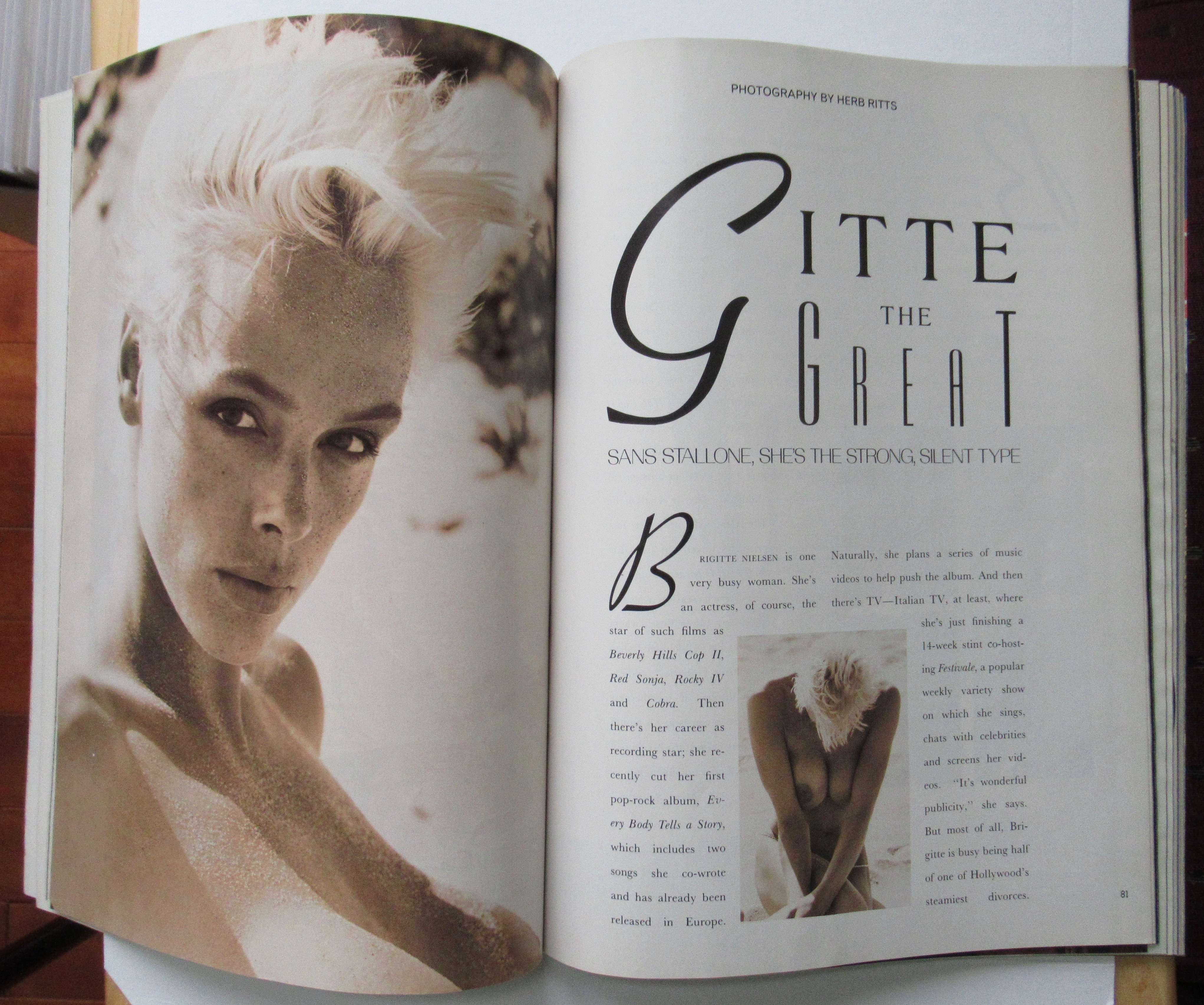 Playboy Magazine-December 1987-Brigitte Nielsen