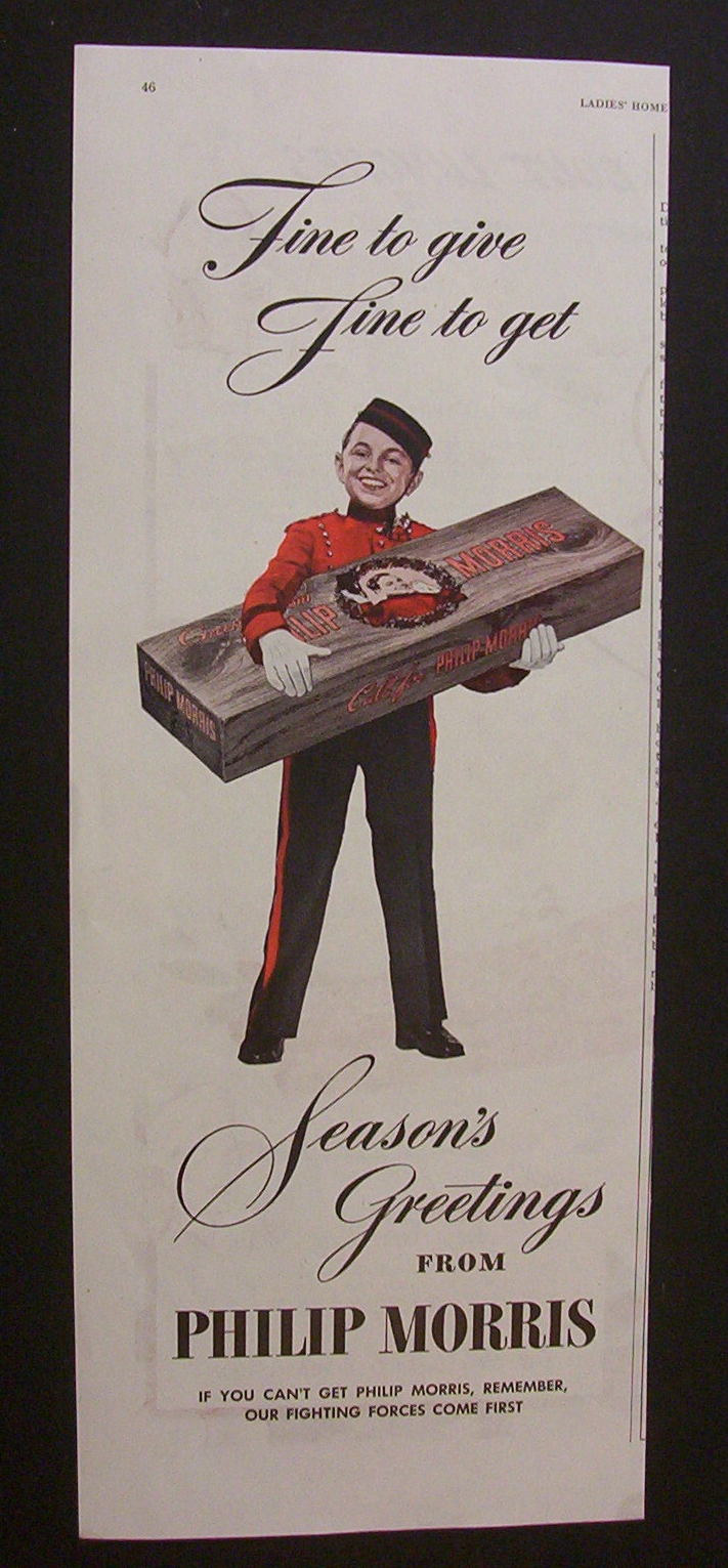1944 Philip Morris Cigarettes