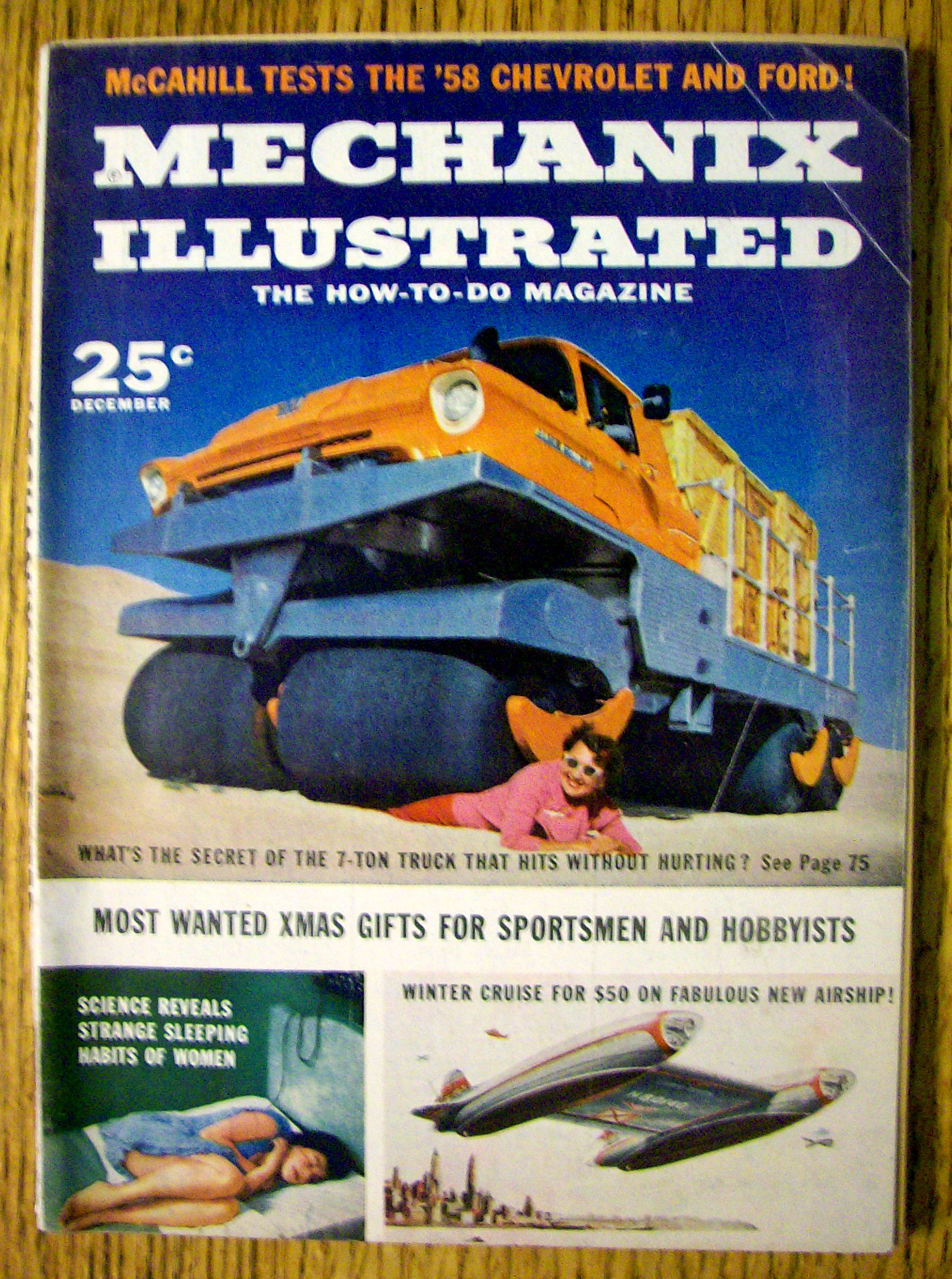 Mechanix Illustrated December 1957 7 Ton Truck