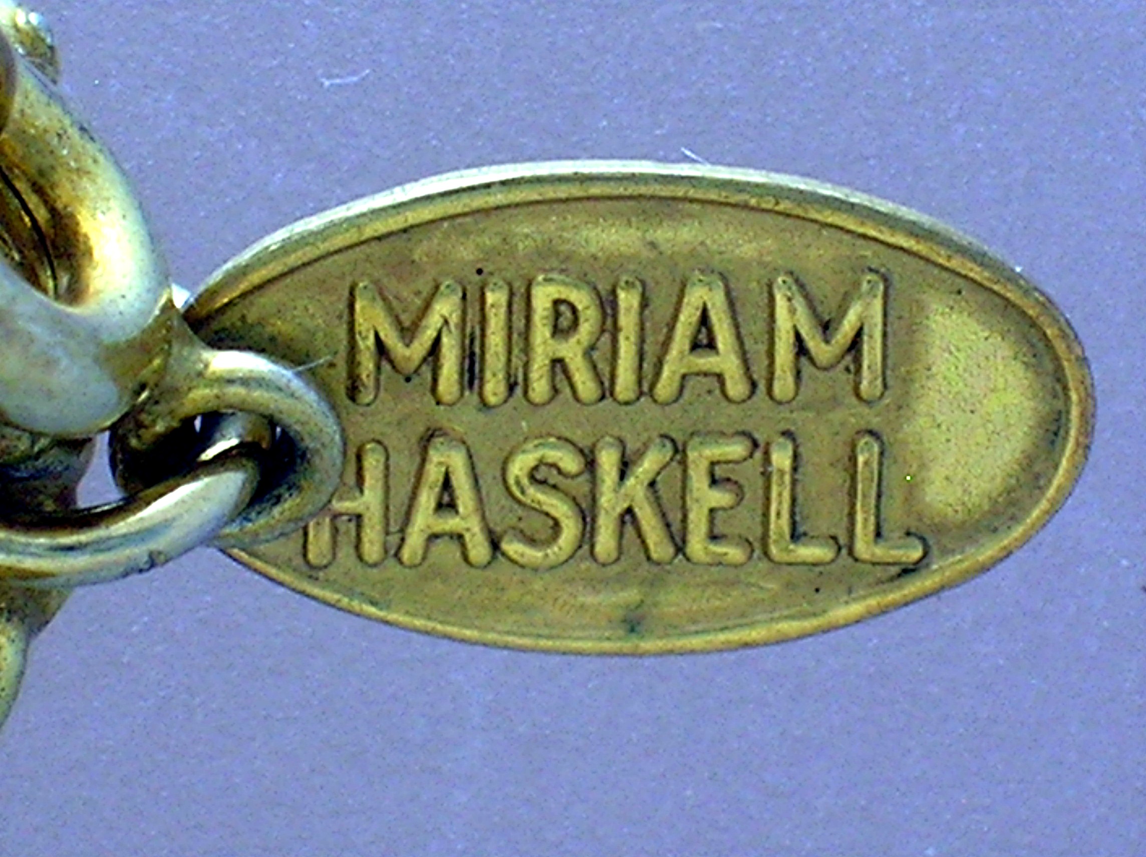 Miriam Haskell Gold Bells Bracelet and Earrings.