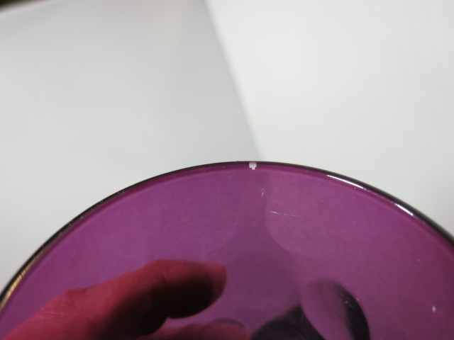 Pasabache 6 fluid ounce circle polka dot set of 4 juice glasses