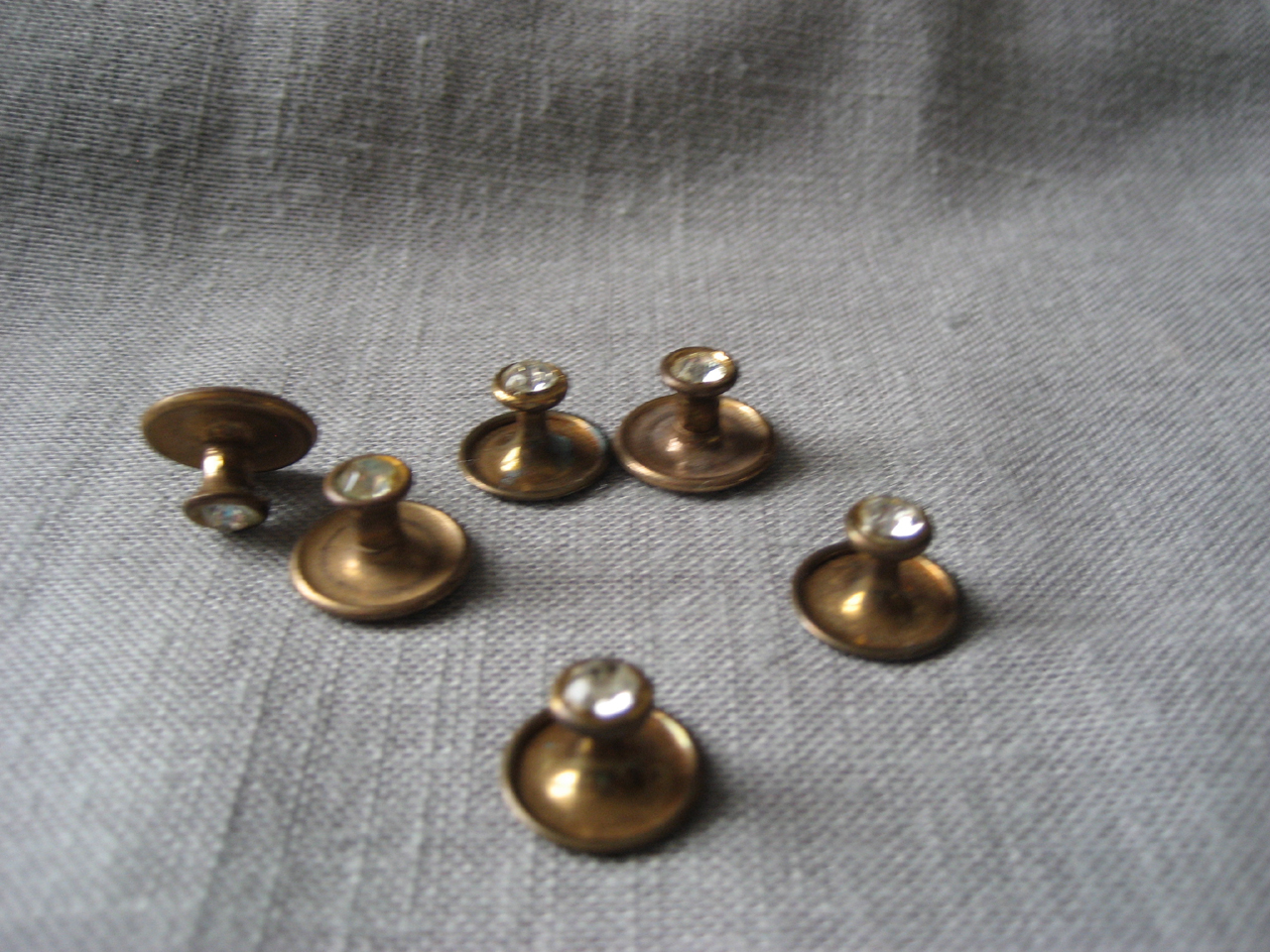 Faux Diamond Shirt Buttons