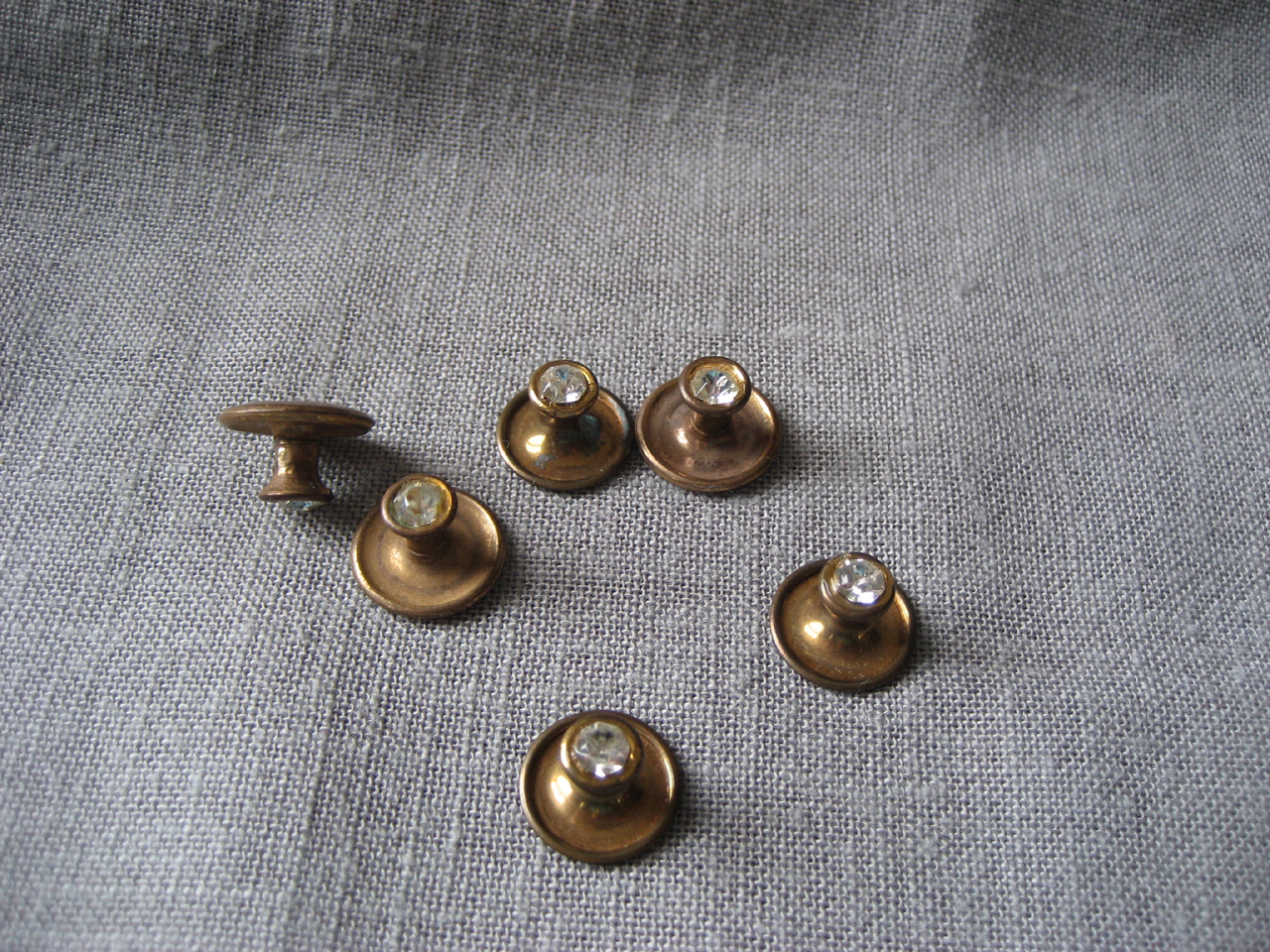 Faux Diamond Shirt Buttons
