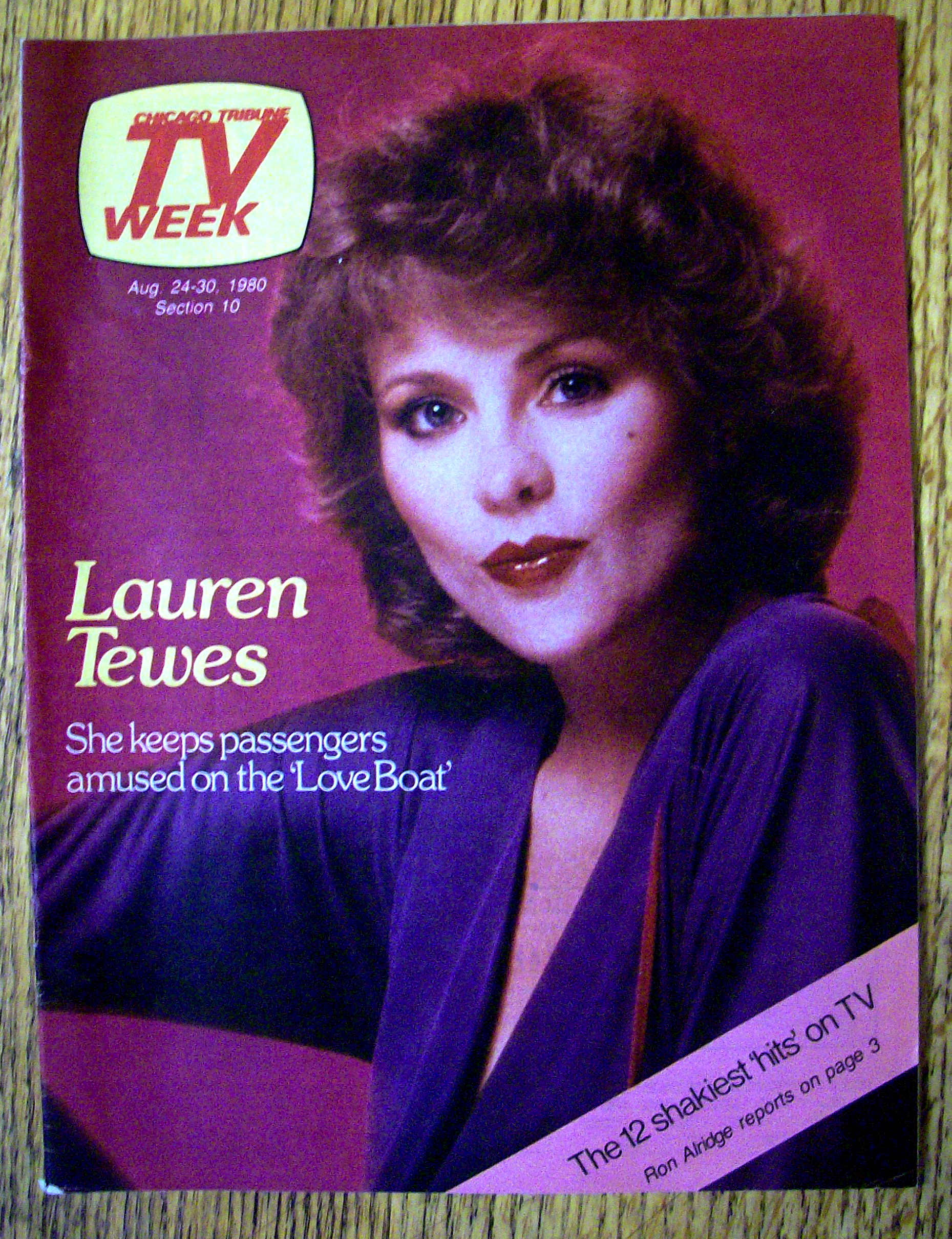 TV Week-August 24-30, 1980-Lauren Tewes