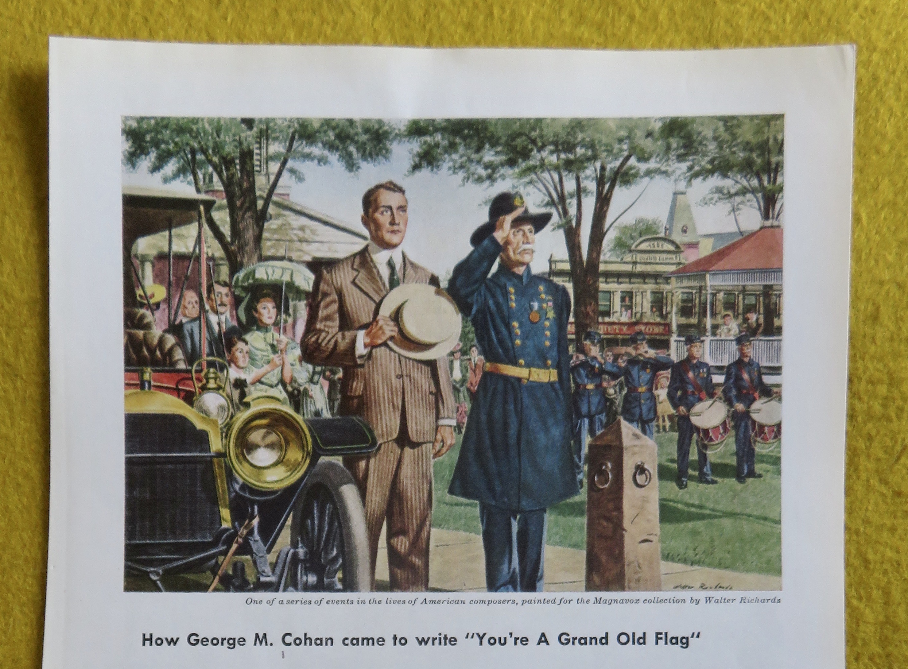 1945 Magnavox Radio Phonograph with George M Cohan