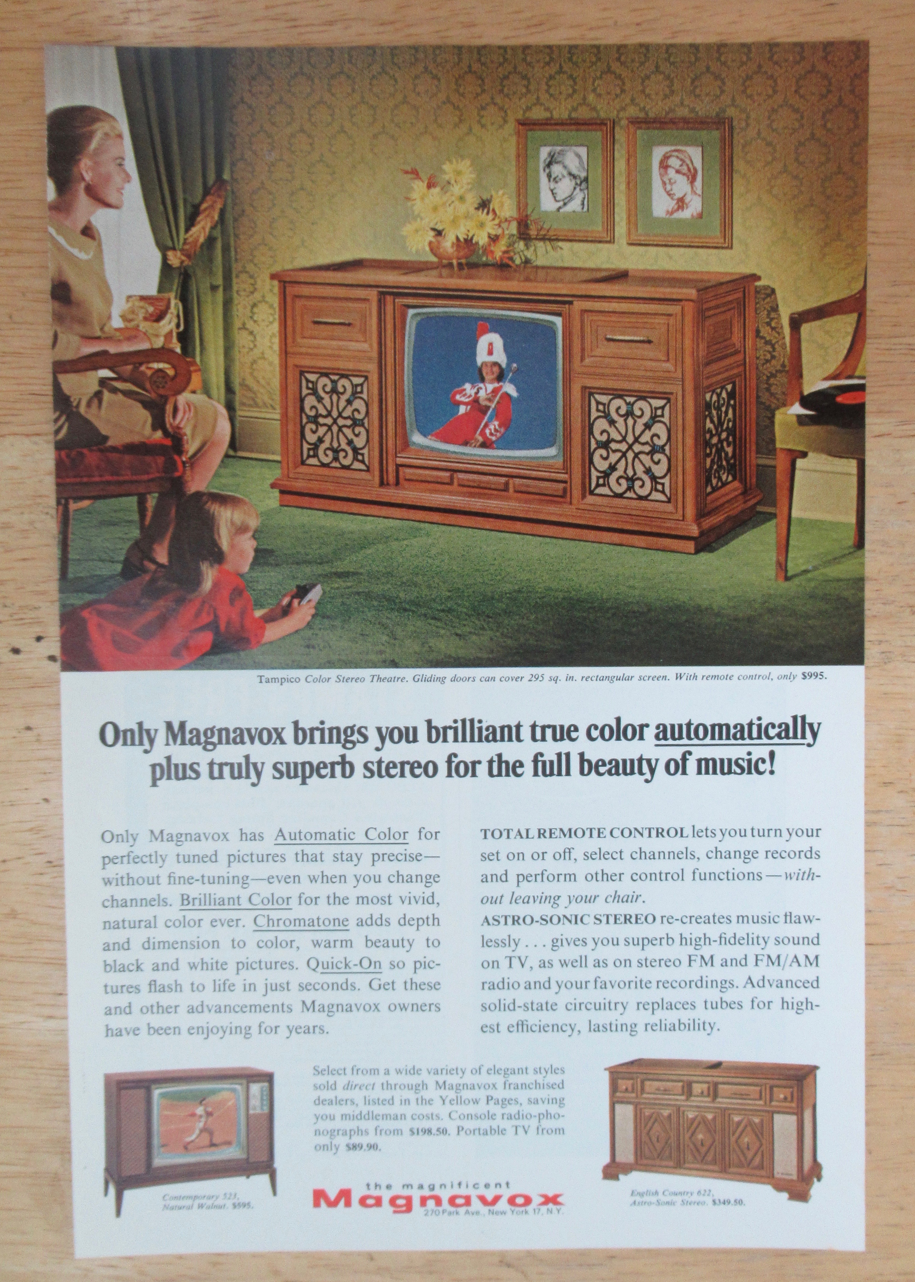 1966 Magnavox with Tampico Color Stereo Theatre