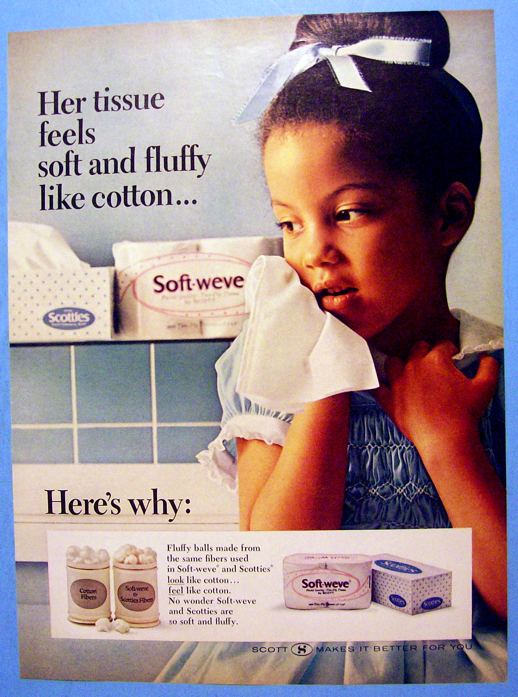 1966 Soft-Weve Toilet Paper with Little Girl