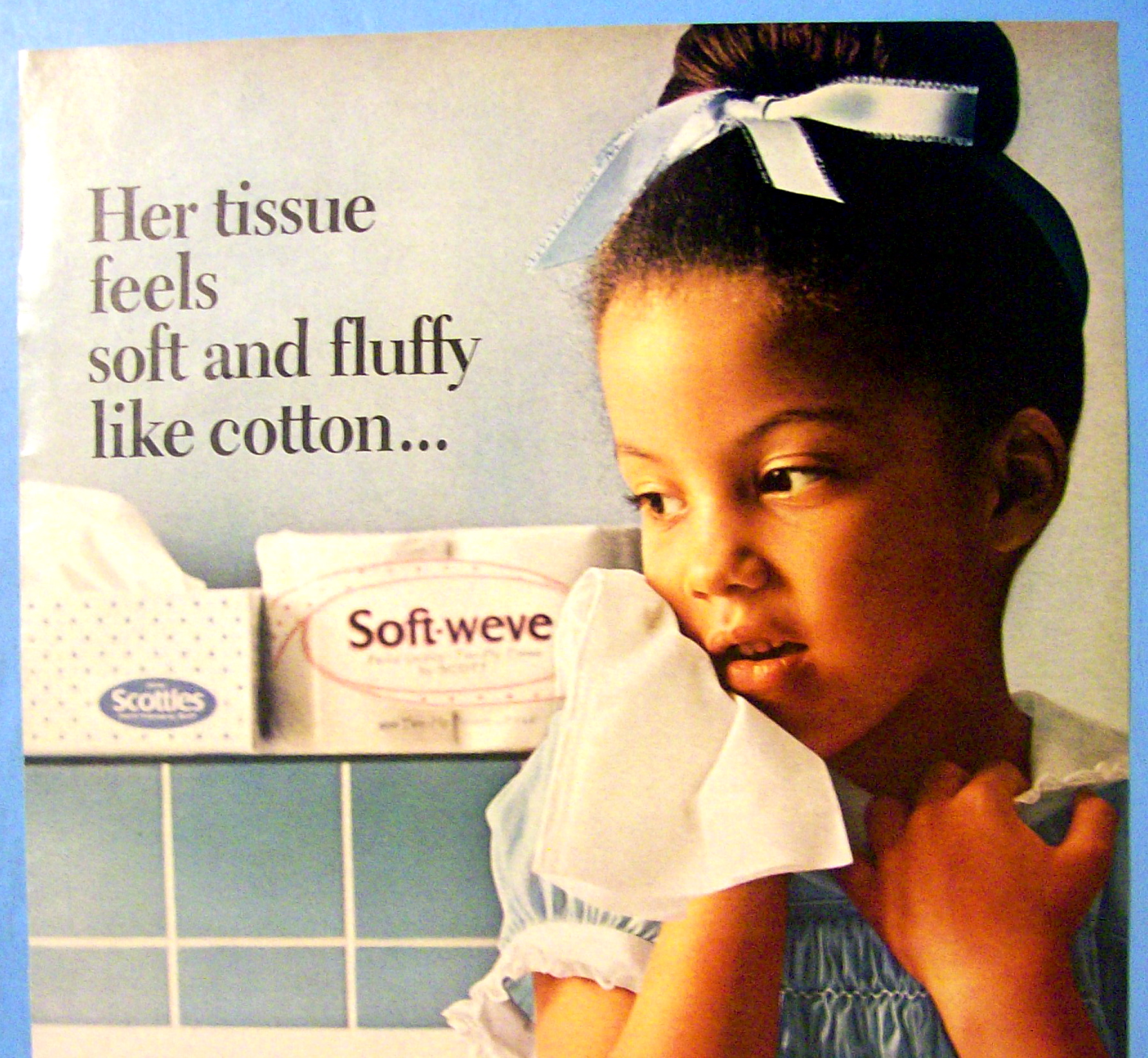 1966 Soft-Weve Toilet Paper with Little Girl