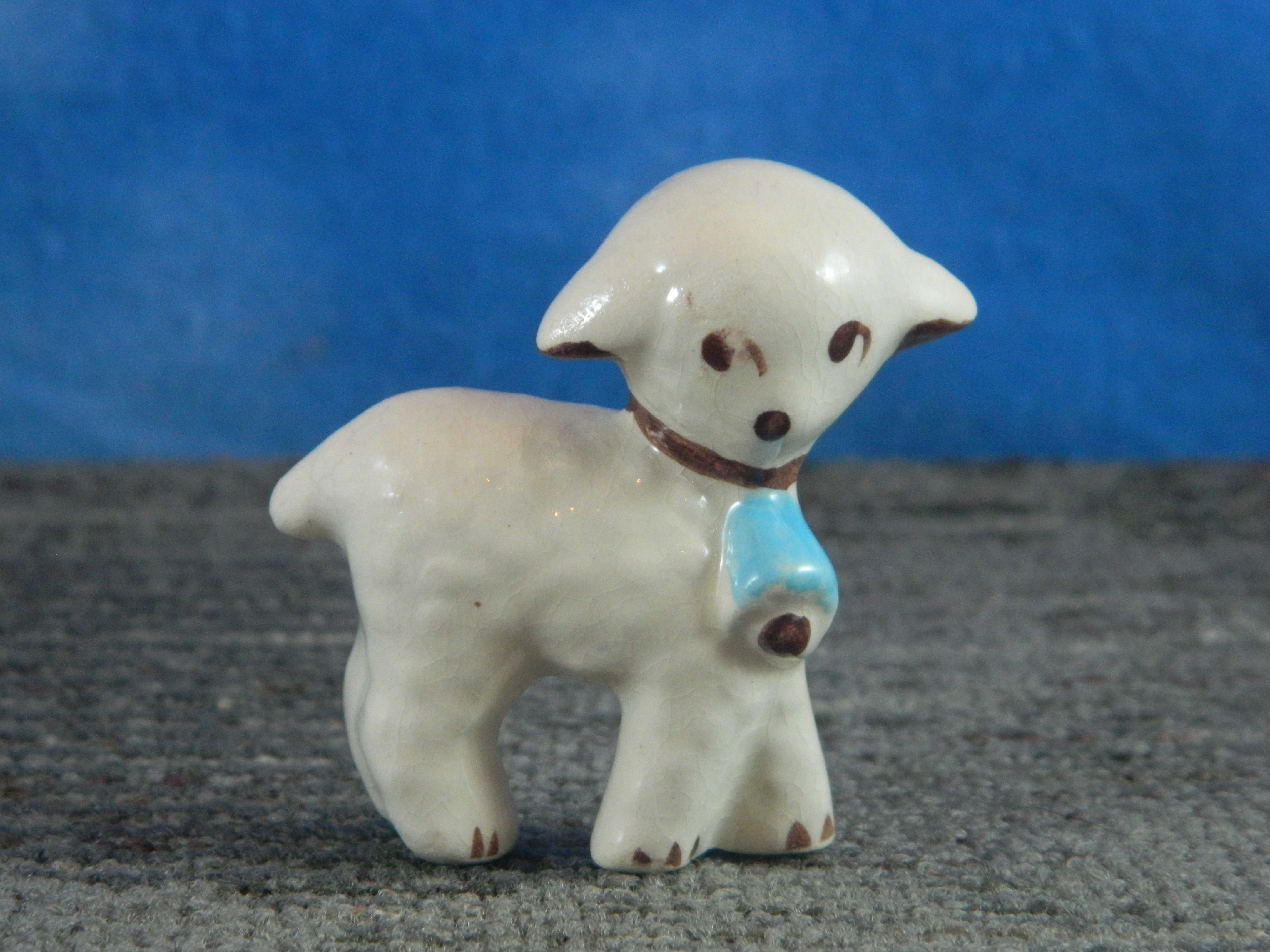 1930s/1940s California Pottery Standing Lamb