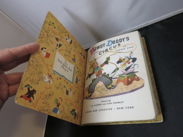 Howdy Doody's Circus By Edward Kean 1950 Golden Book