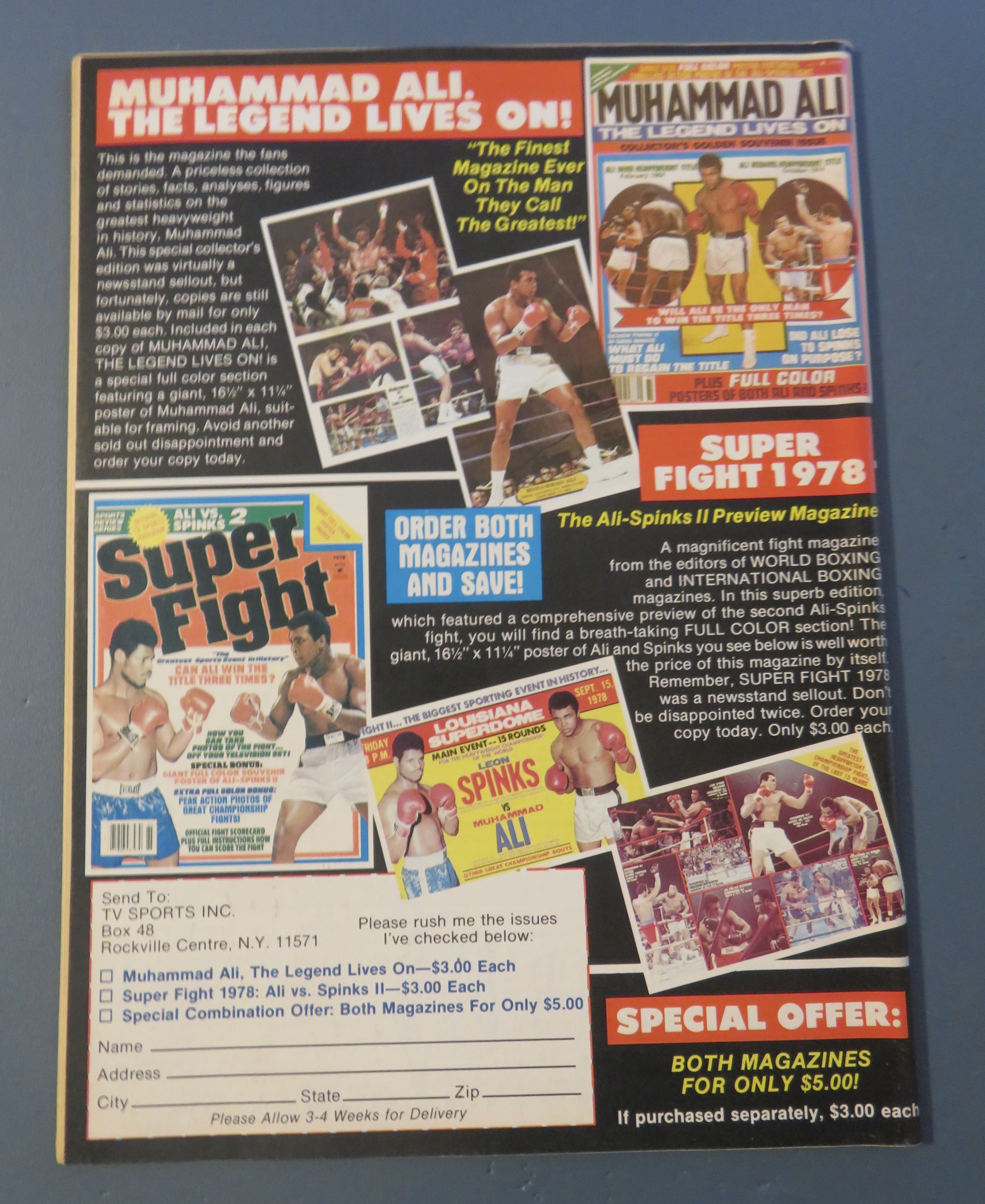 Big Book Of Boxing Magazine July 1982 Bobby Czyz
