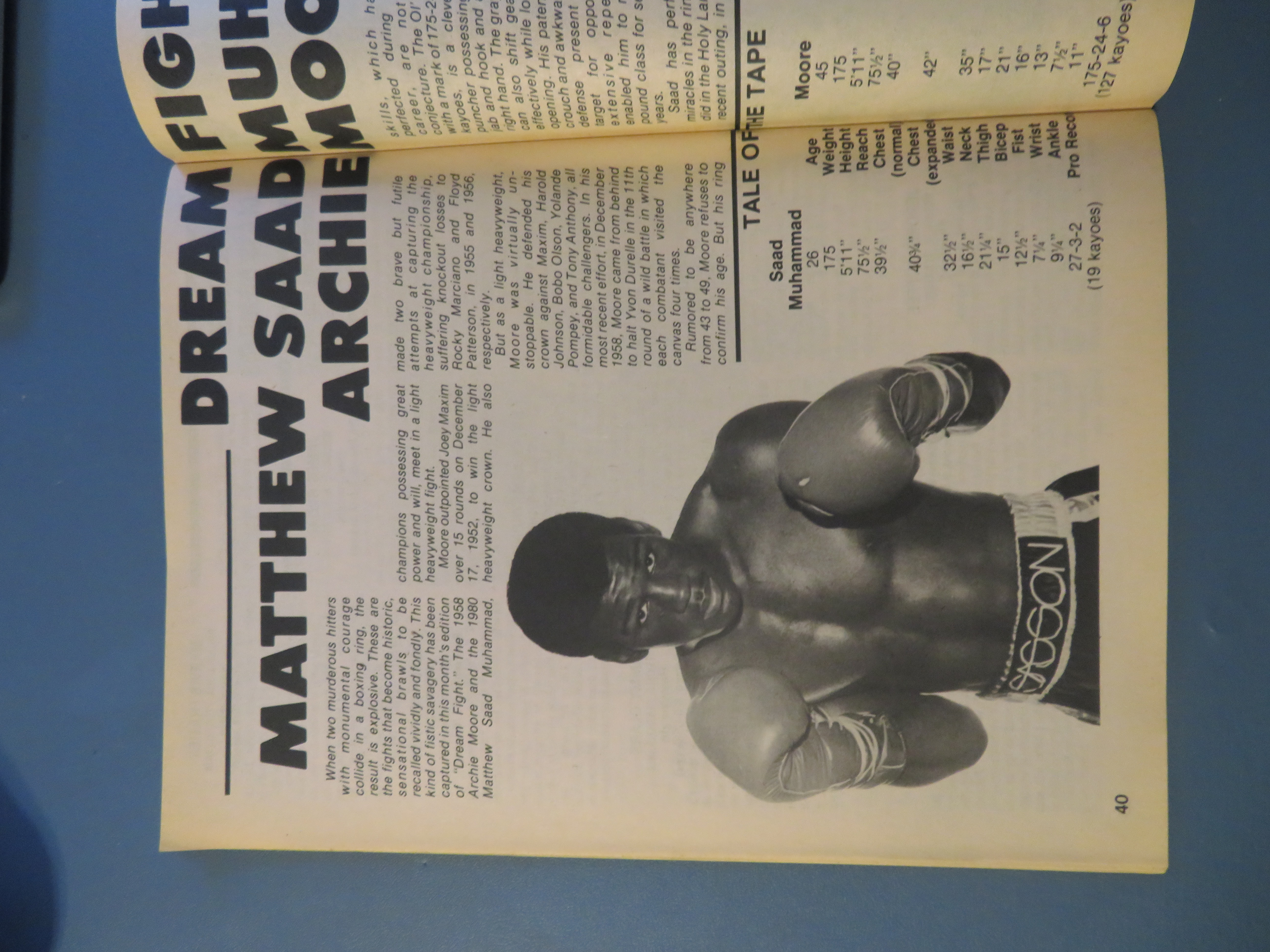 Big Book Of Boxing Magazine July 1982 Bobby Czyz