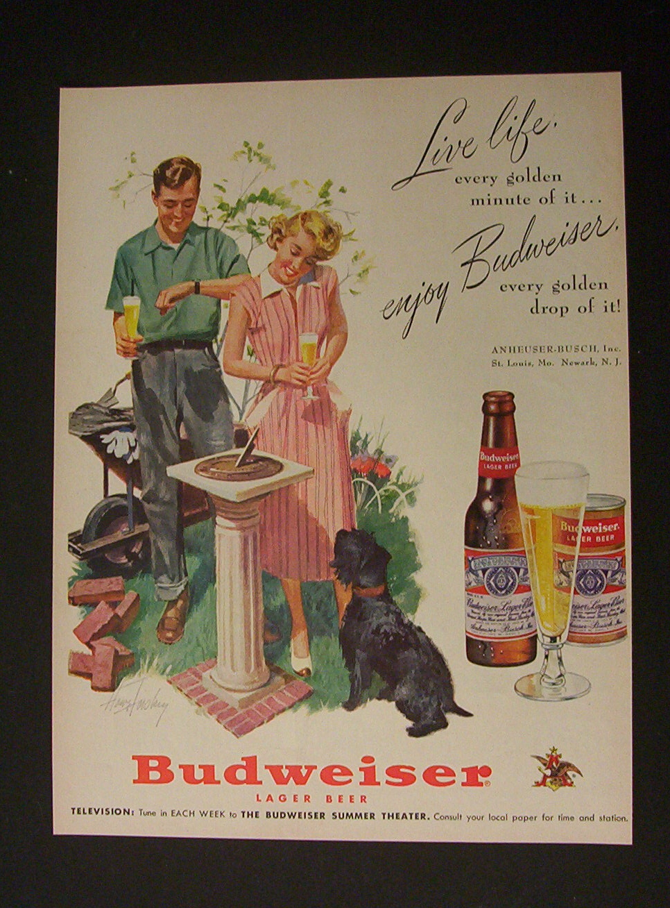 1951  Budweiser  Beer