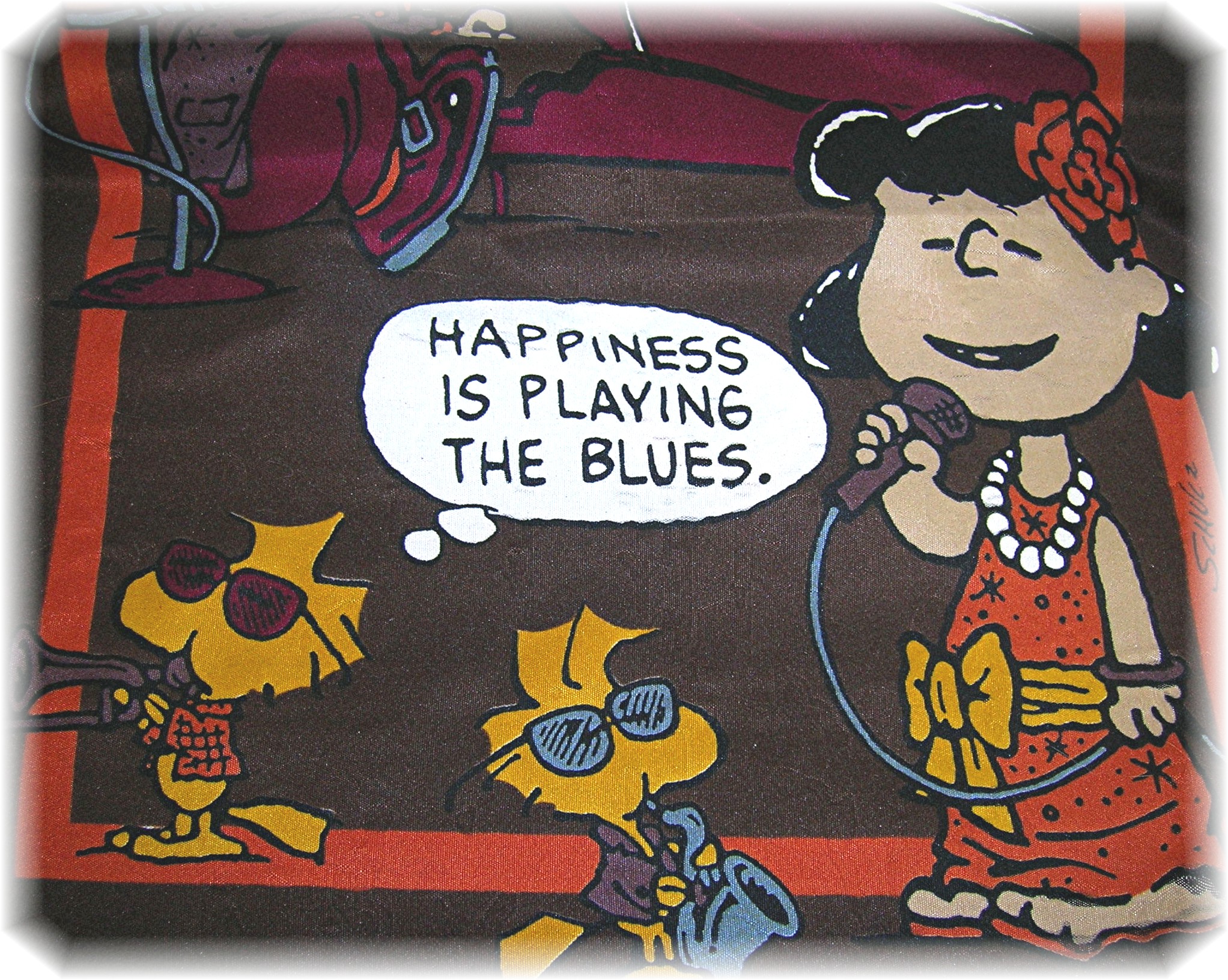 PEANUTS characters SCARF charles schultz