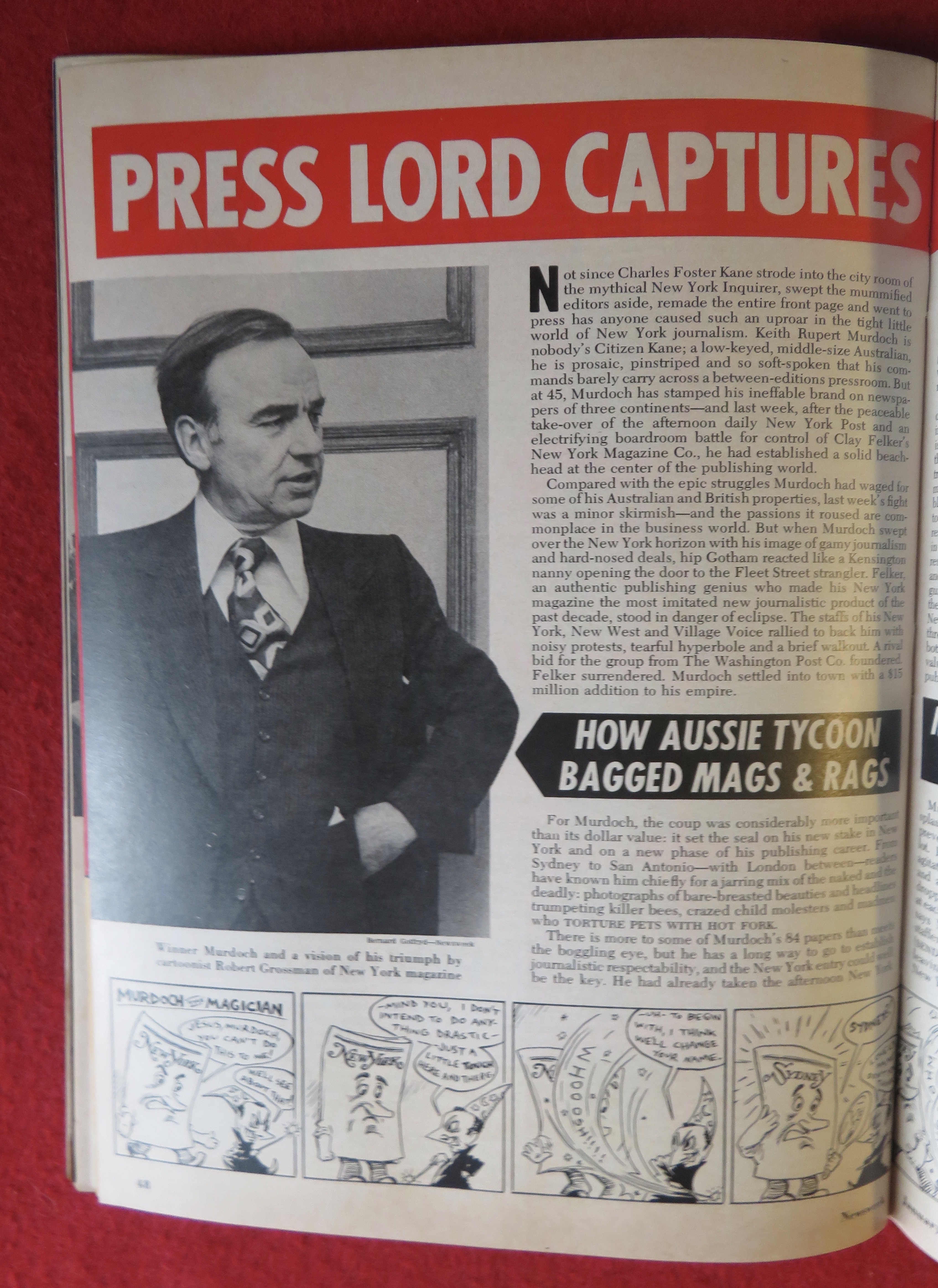 Newsweek Magazine January 17, 1977 Press Lord