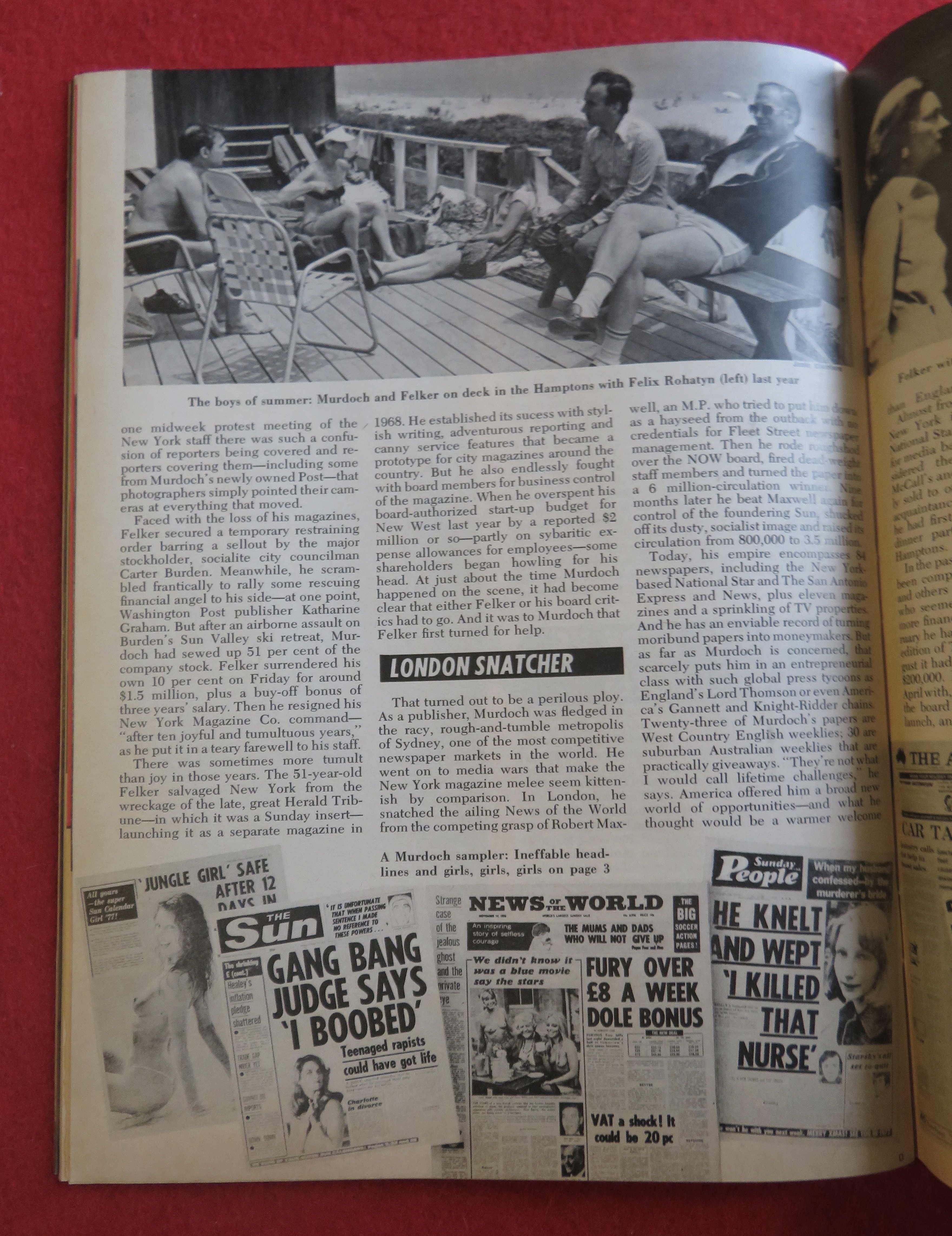 Newsweek Magazine January 17, 1977 Press Lord