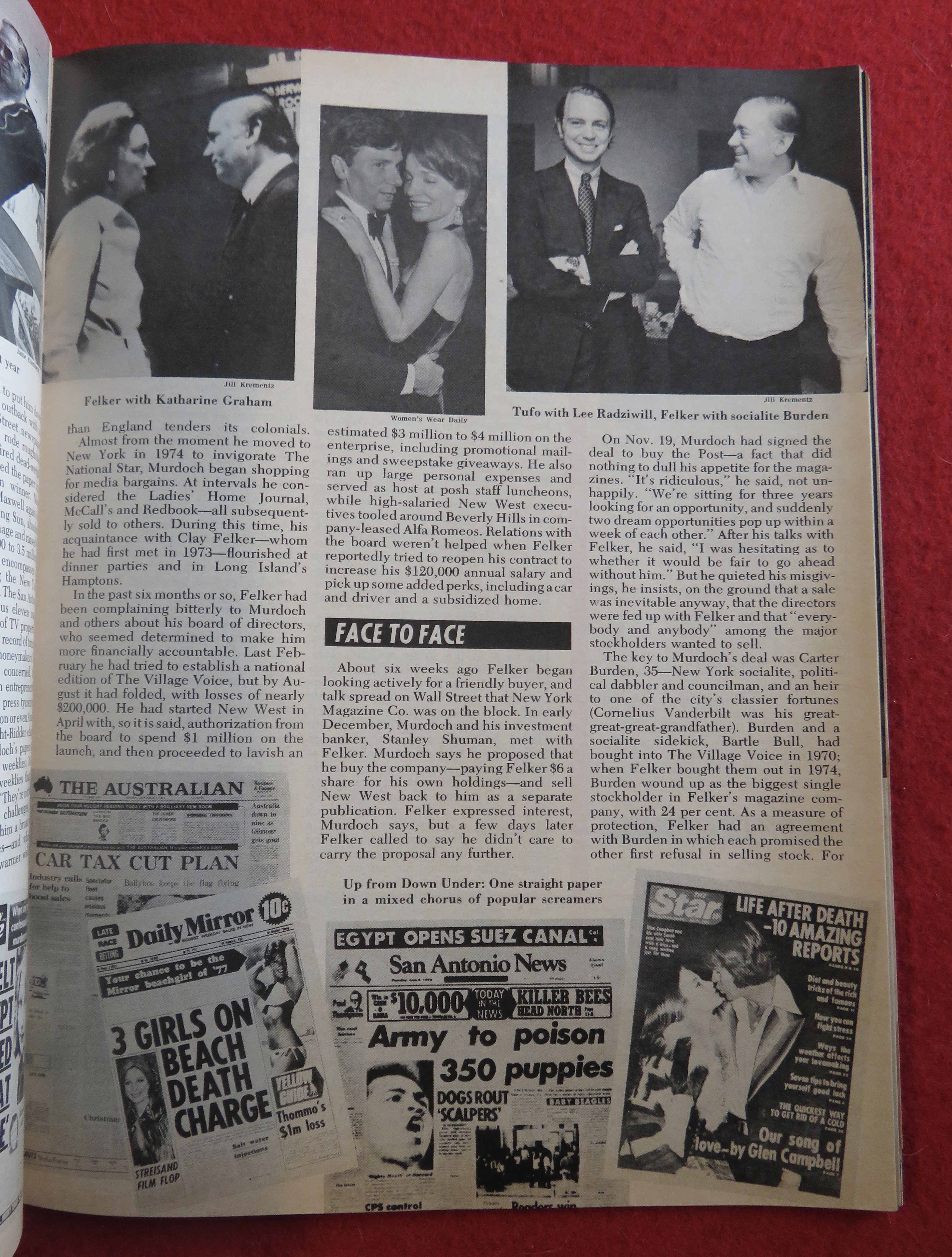 Newsweek Magazine January 17, 1977 Press Lord