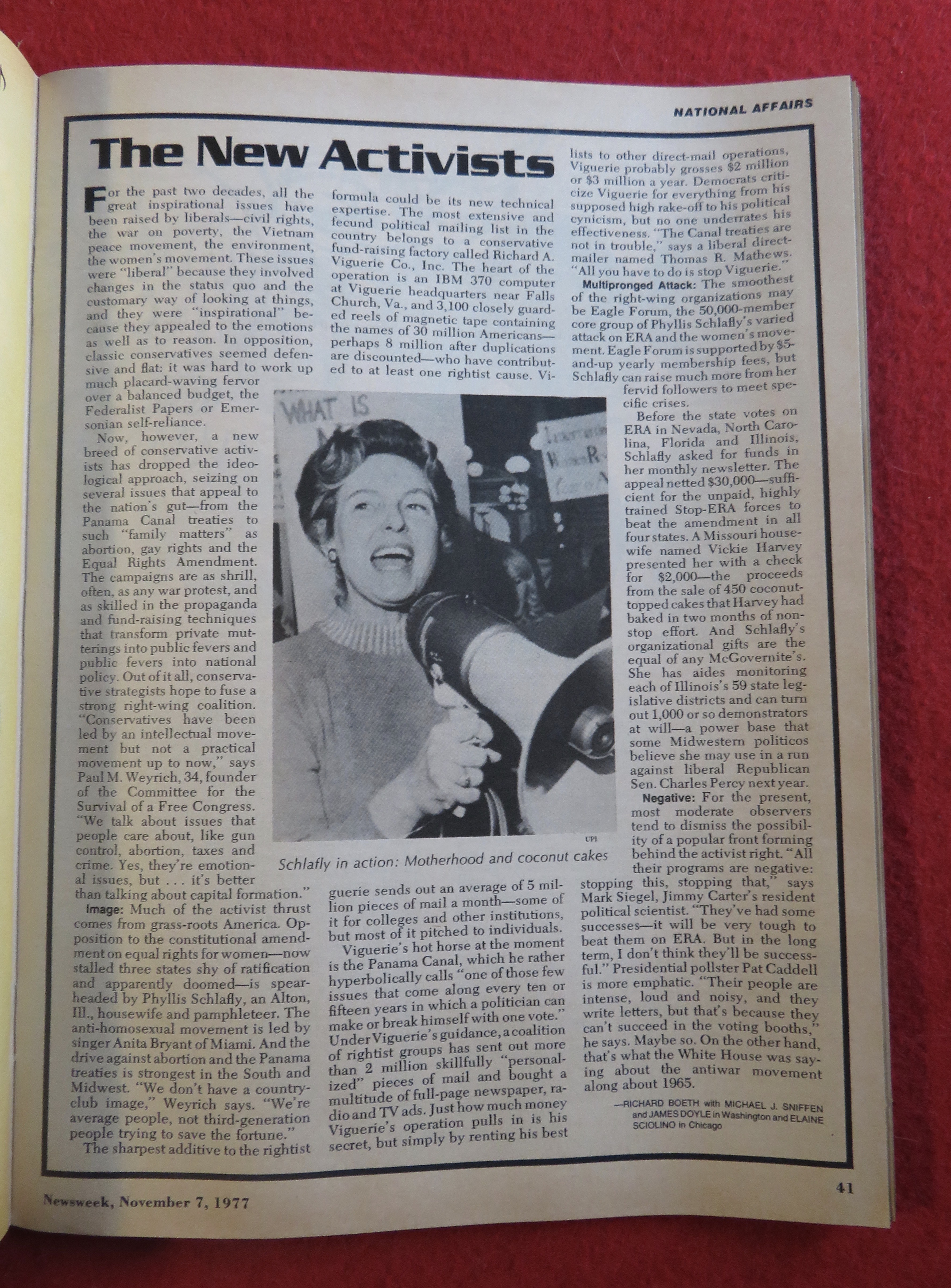 Newsweek Magazine November 7, 1977 America Turning