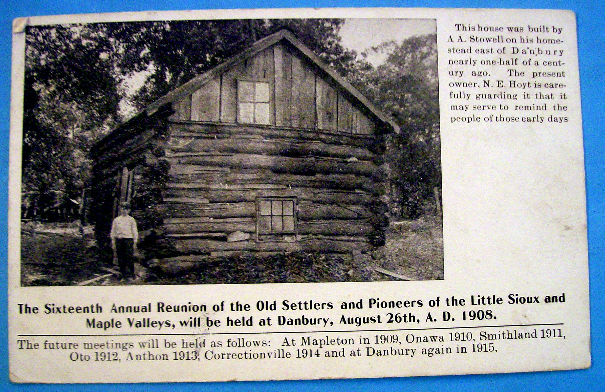 16th Annual Reunion Of Settlers & Pioneers Postcard
