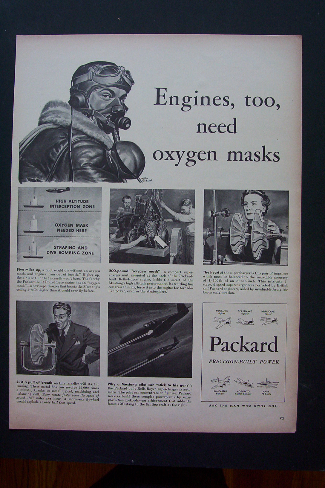 1943 Packard Precision Built Power with Soldier