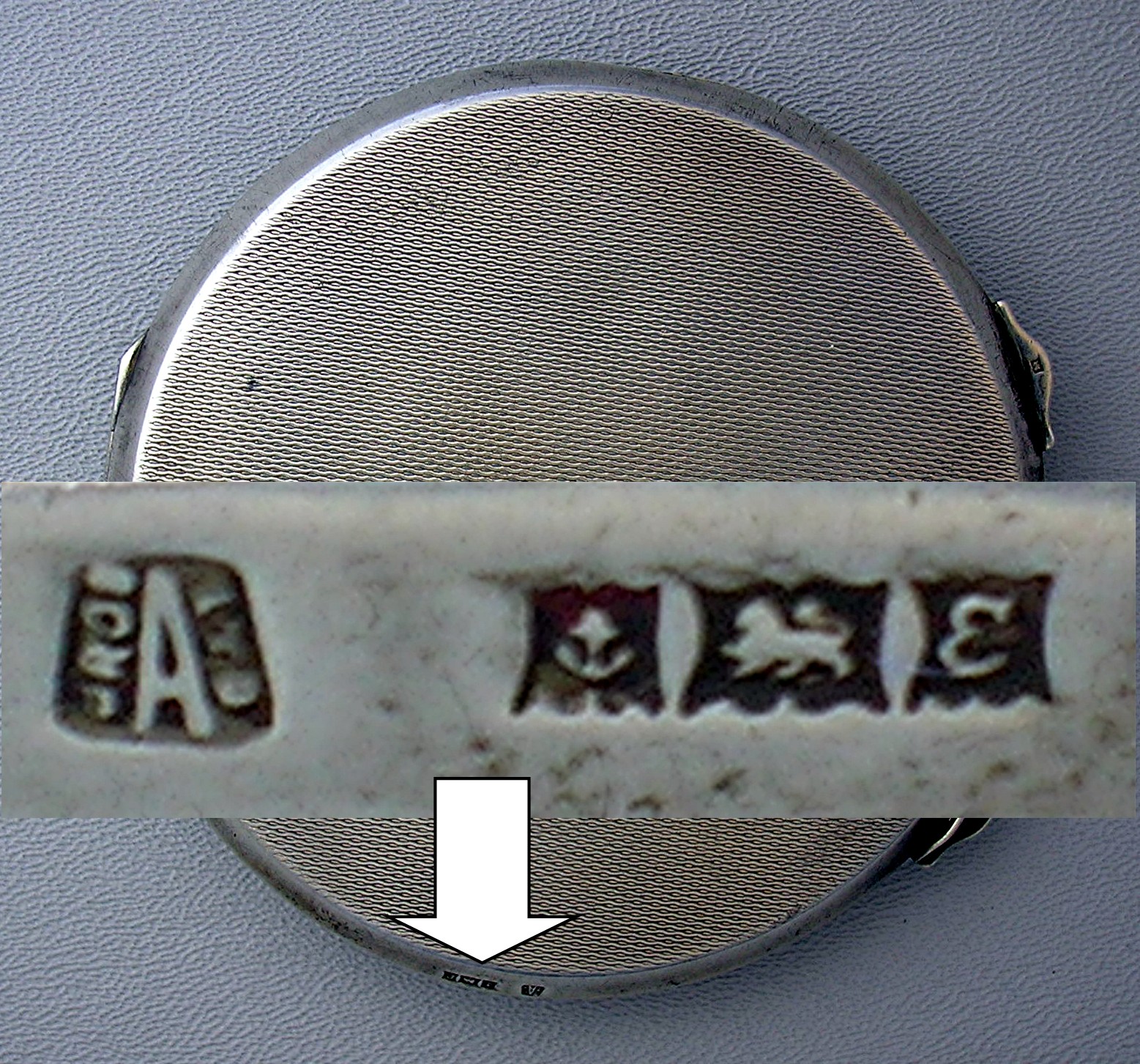 Compact Sterling Silver English Hallmarked 100grams