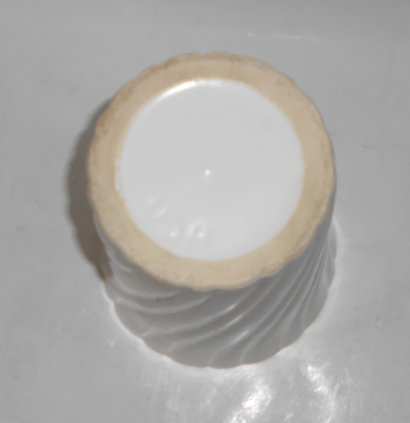 VINTAGE Bauer Pottery Cal-Art 10'' Matte White #510 Vas