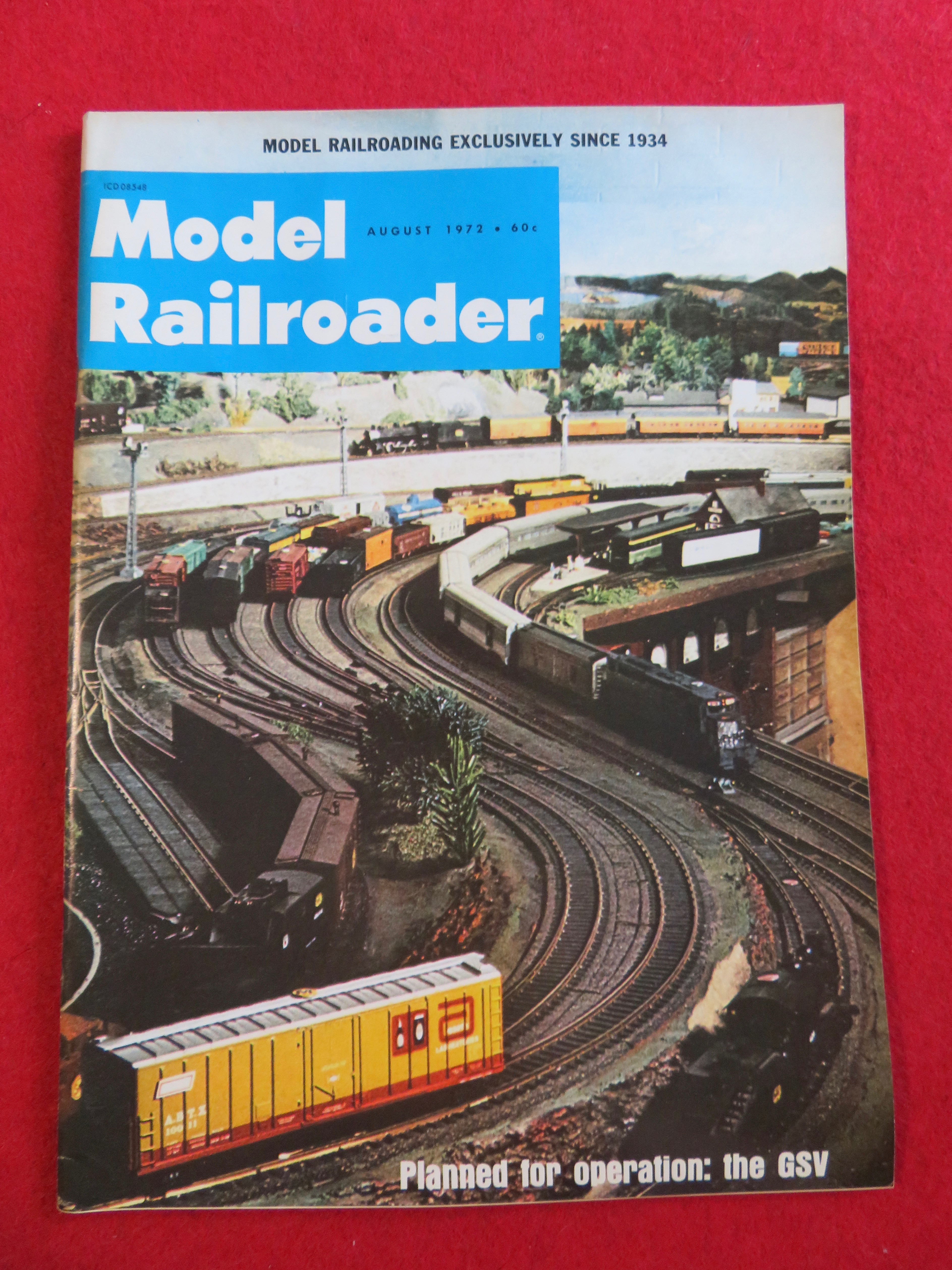 Model Railroader Magazine August 1972