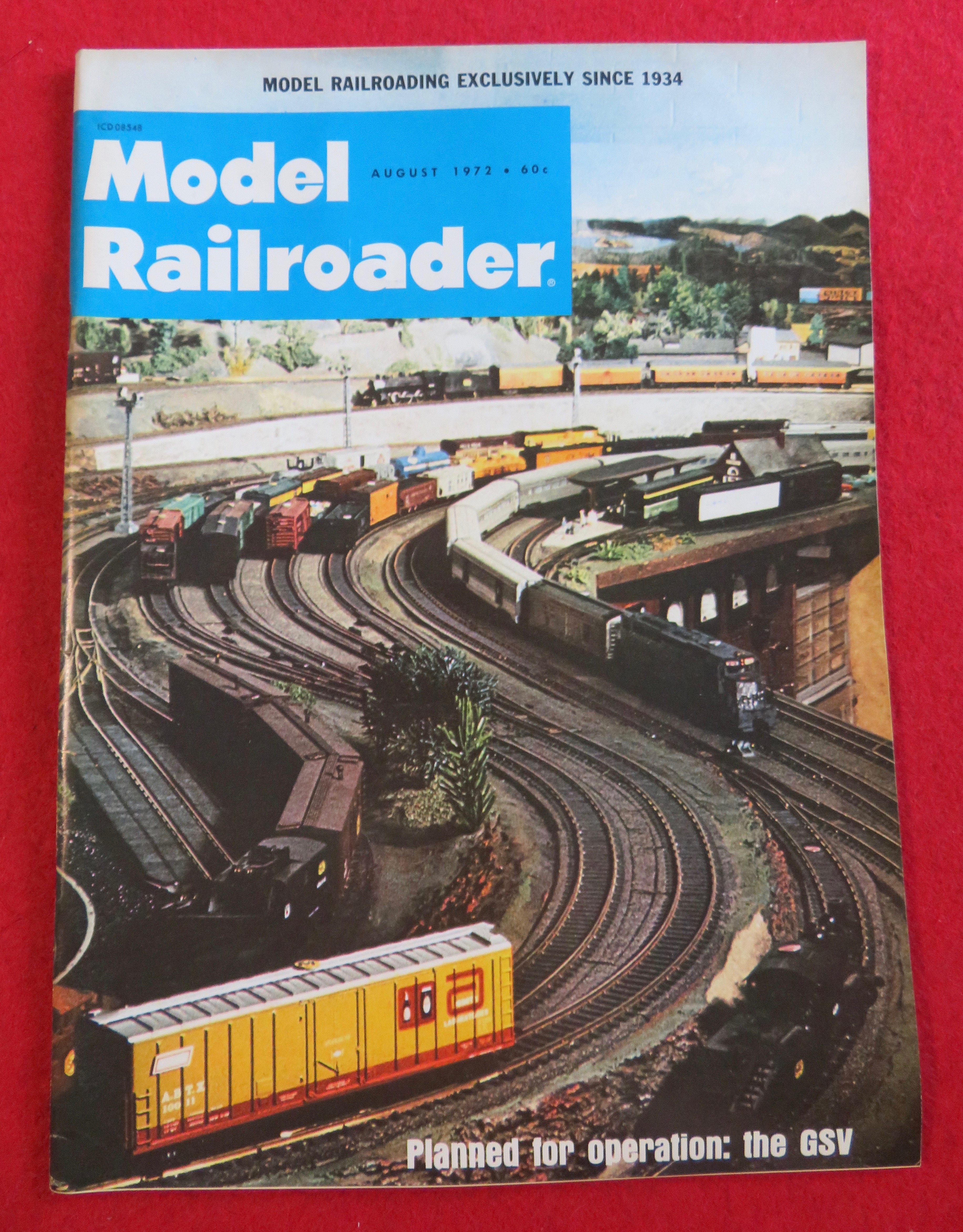 Model Railroader Magazine August 1972