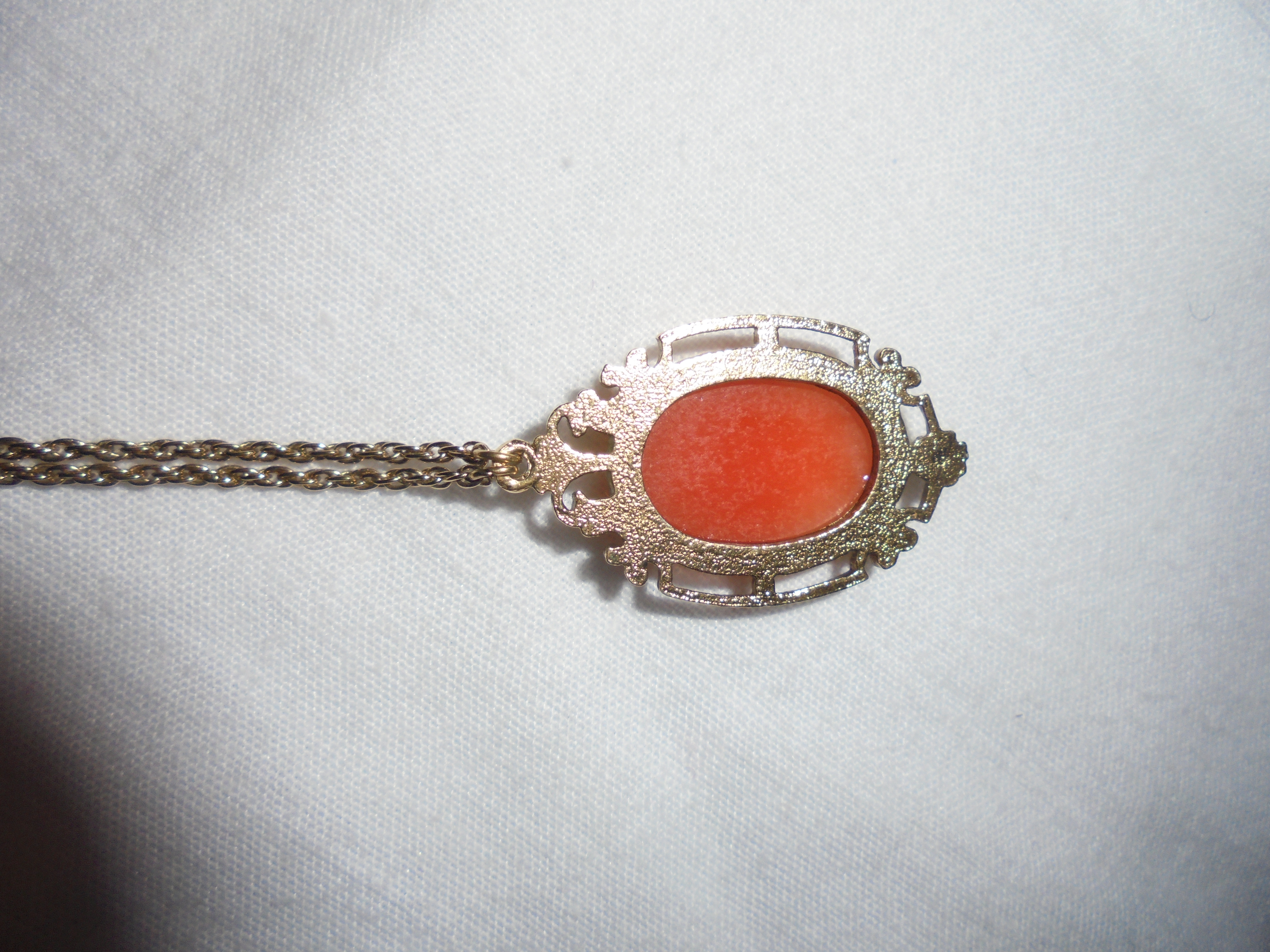 Cameo Necklace 1928 Company 1960s