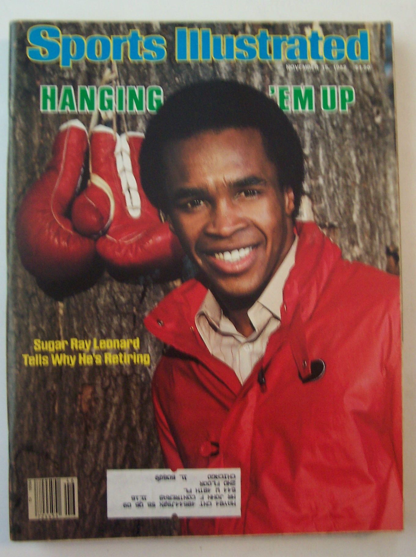 Sports Illustrated Magazine - Nov 15, 1982 - Sugar Ray