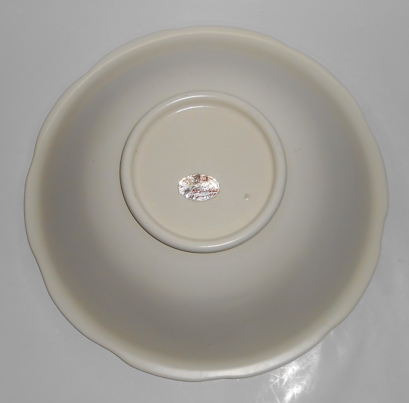 Franciscan Pottery Cielito Art Ware #121 LARGE Satin Ivory Bowl