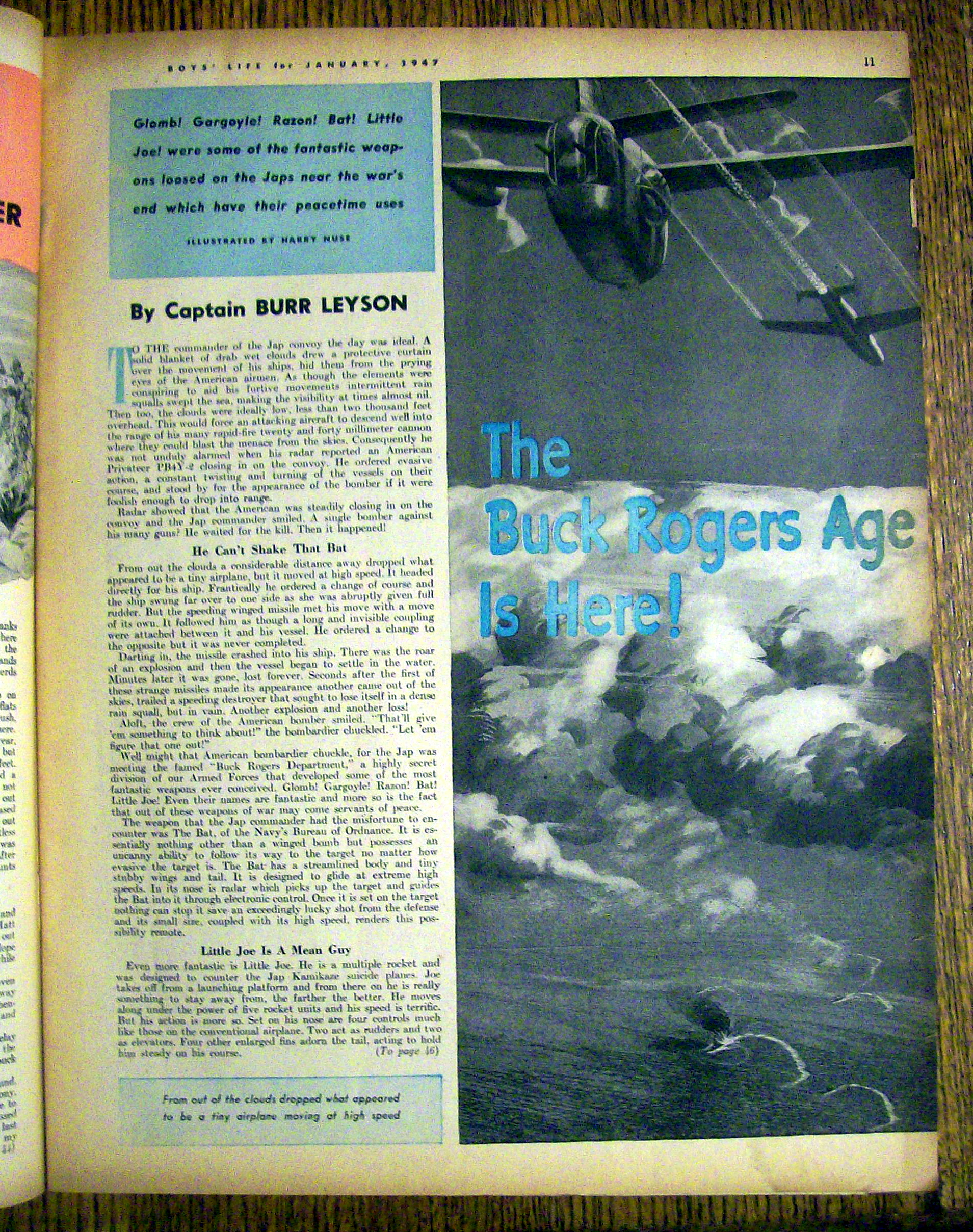 Boys Life Magazine-January 1947-Buck Rogers Age Is Here