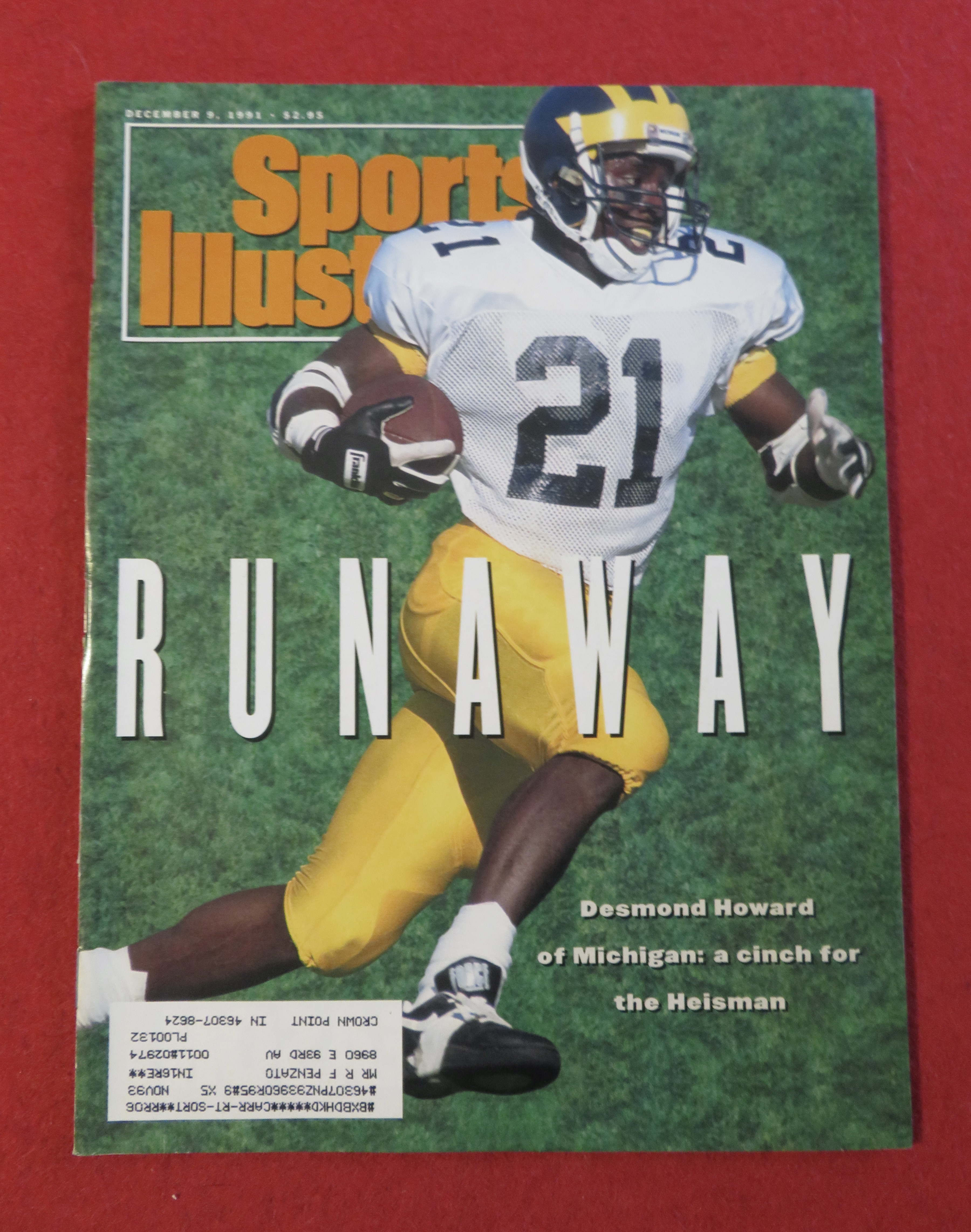 Sports Illustrated Magazine-December 9, 1991-D. Howard