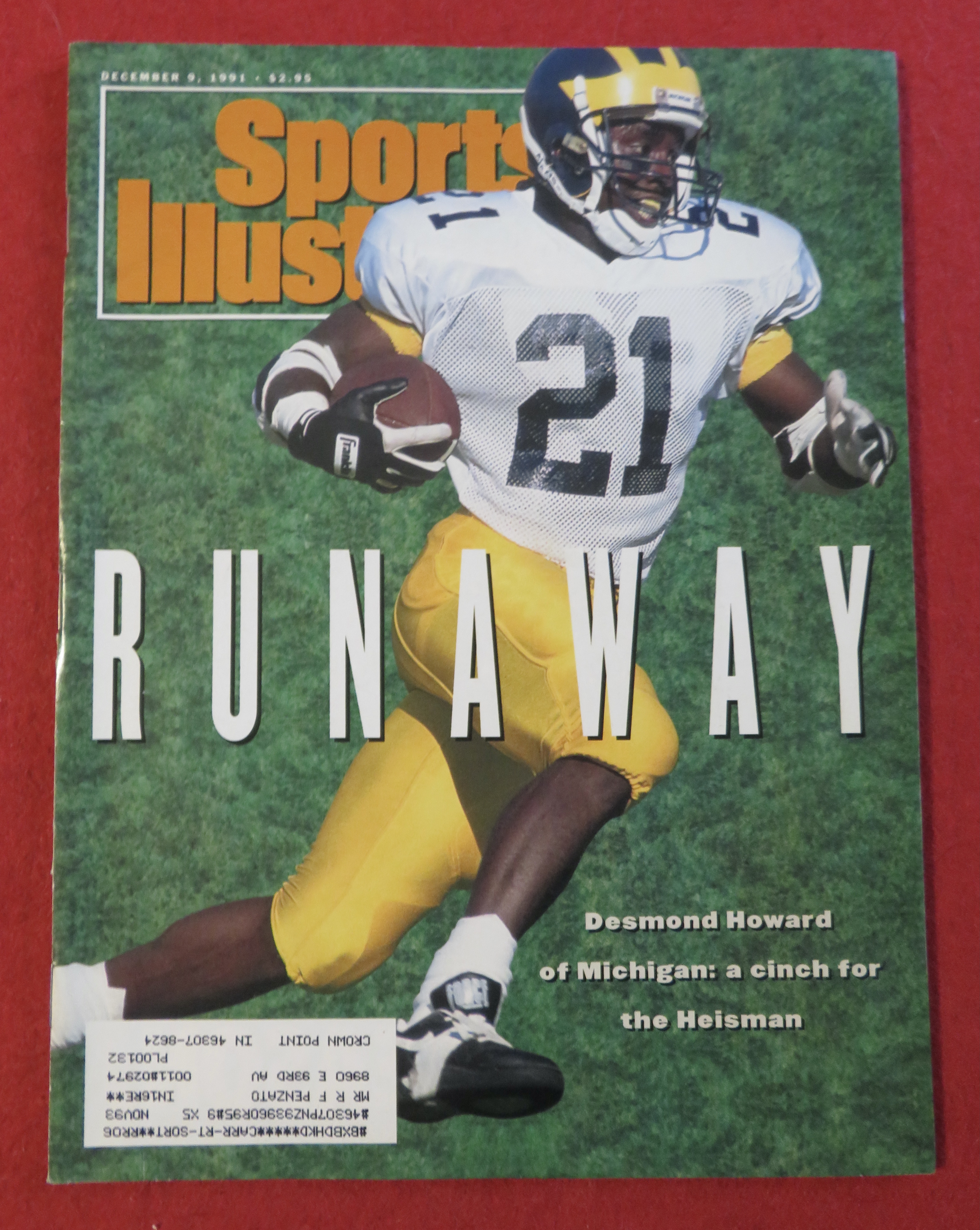 Sports Illustrated Magazine-December 9, 1991-D. Howard