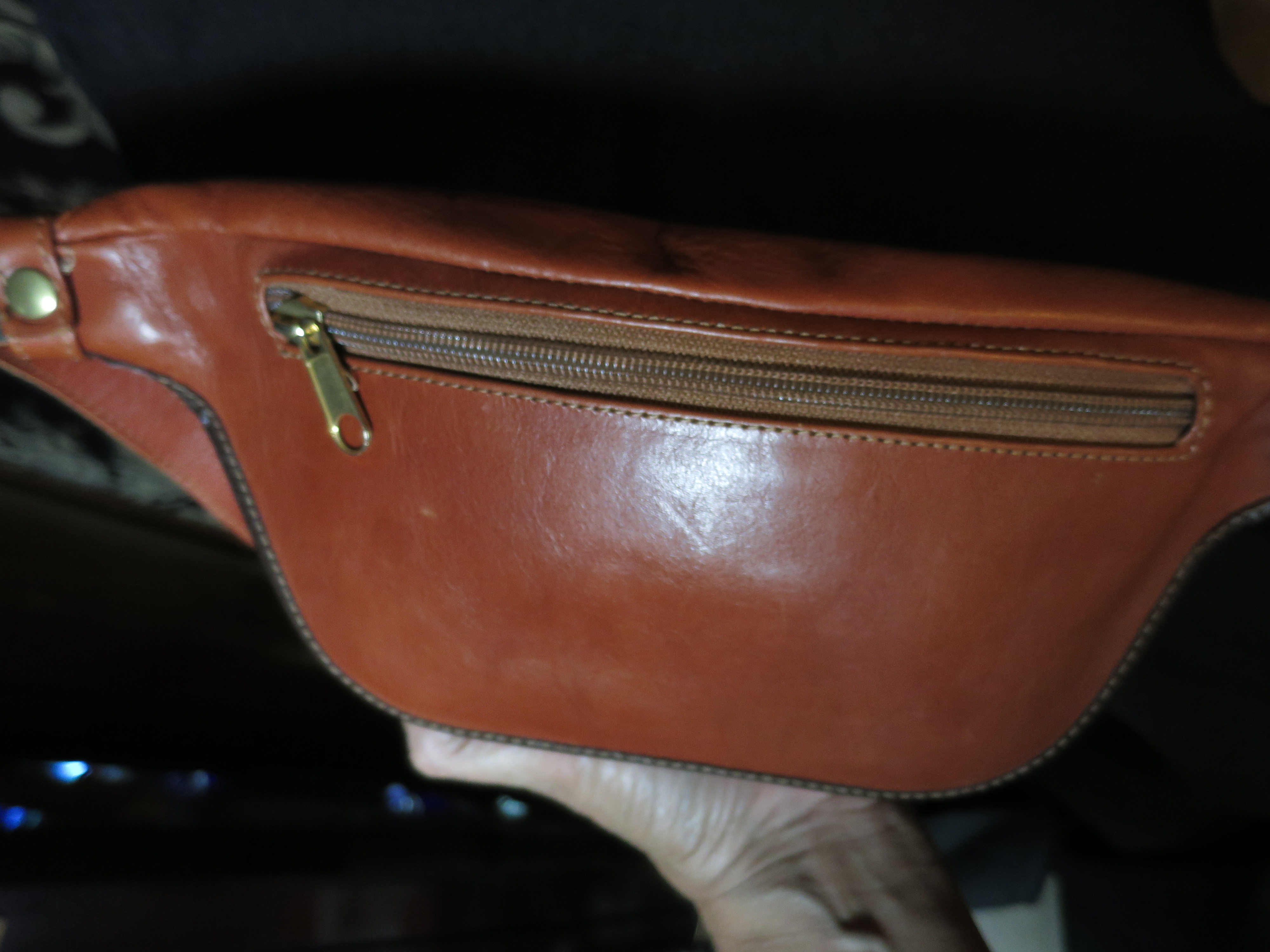 FG Pelletterie Darte Dorgali Leather Fanny Pack Vintage