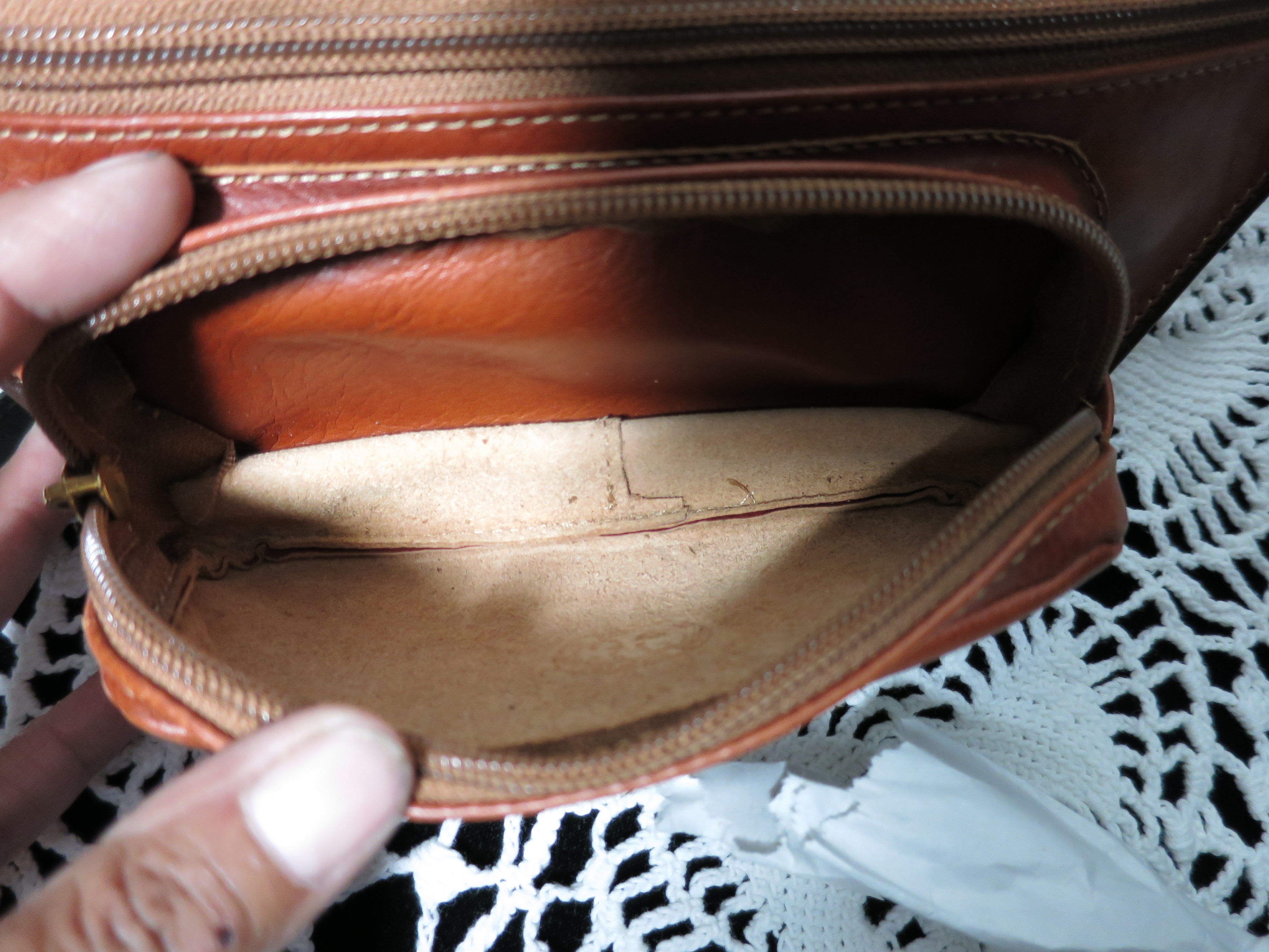 FG Pelletterie Darte Dorgali Leather Fanny Pack Vintage