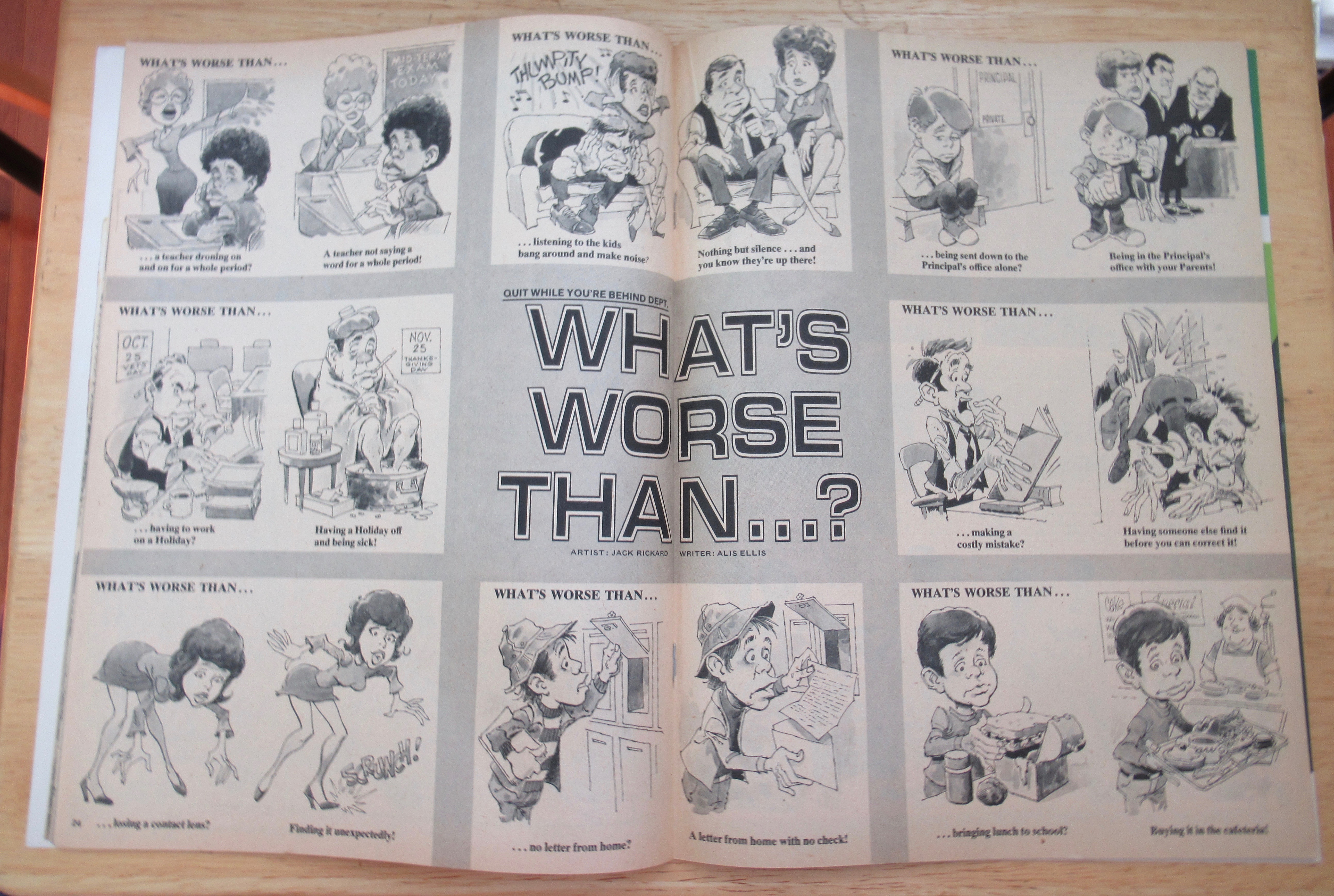 Mad Magazine #184 July 1976 Bring Back Arbor Day