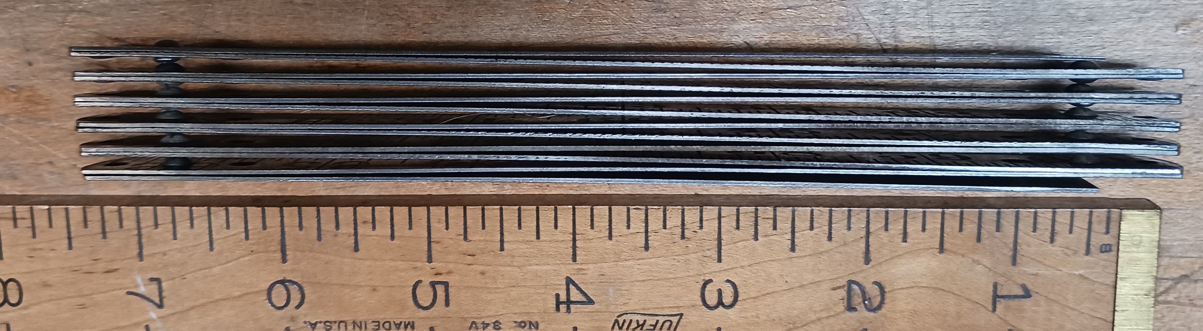 Steel 72 inch Zig-Zag Folding Rule Made in Germany