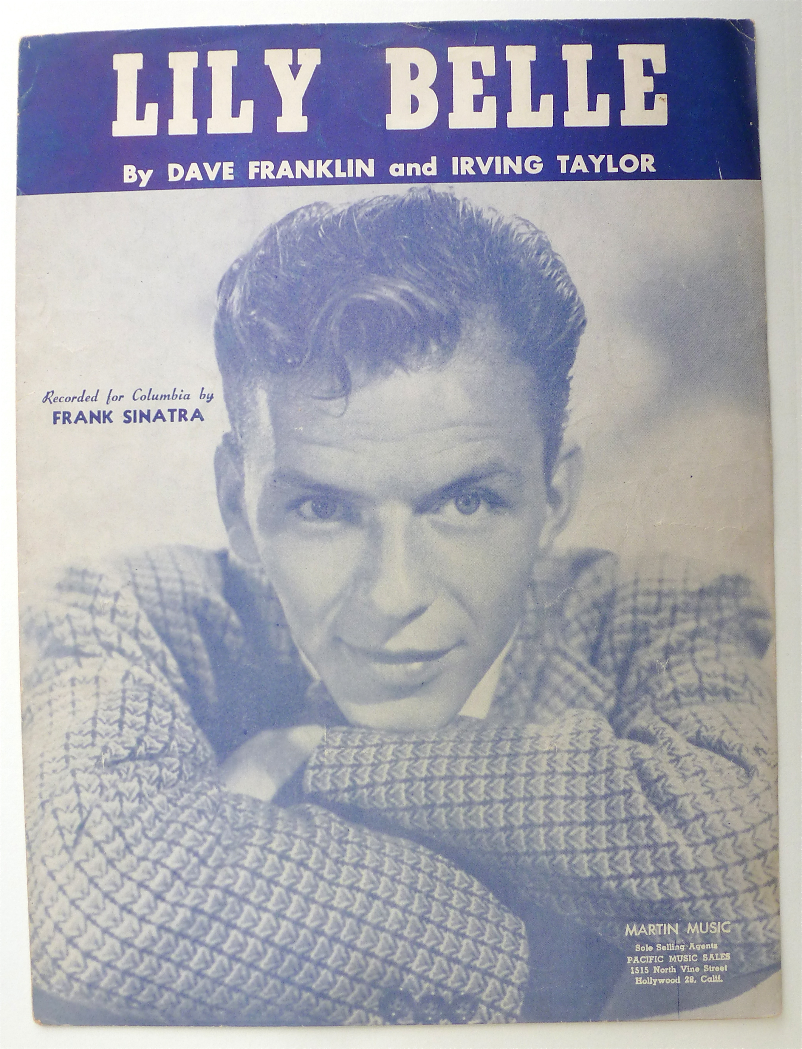Sheet Music For 1945 Lily Belle