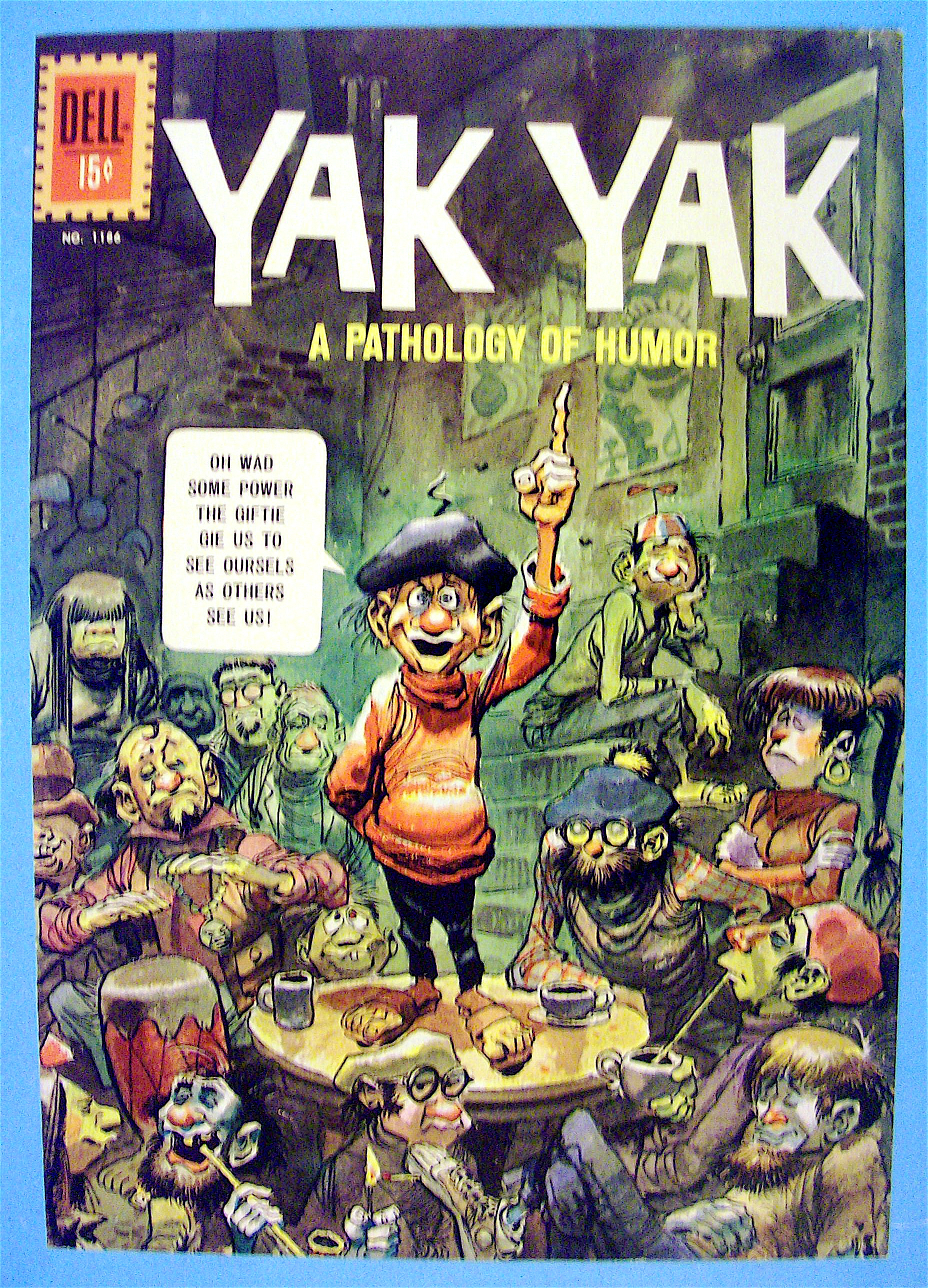 Yak Yak Comic Cover #1186 1961 Pathology Of Humor