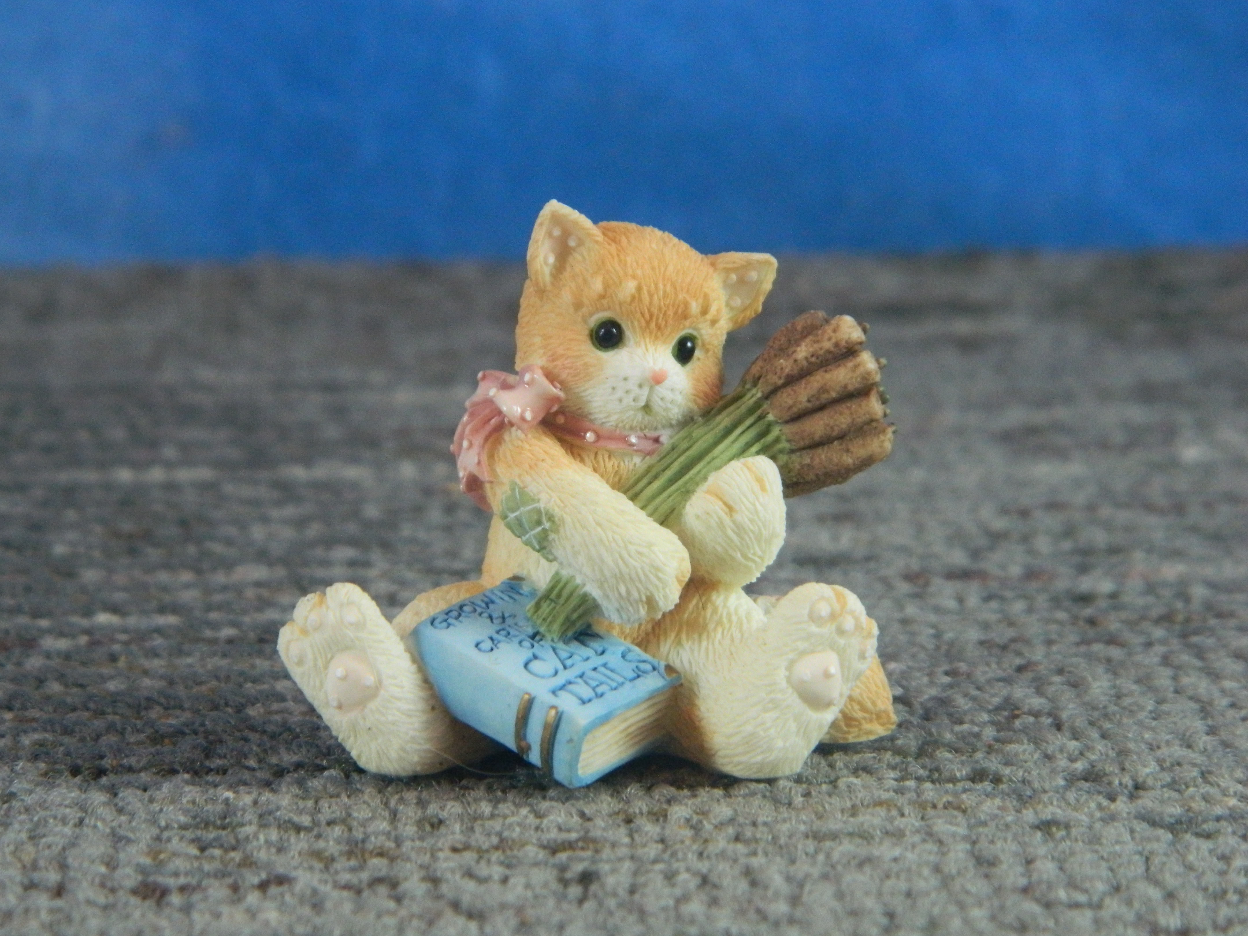 1996 Enesco Hillman Calico Kittens Cat Tails
