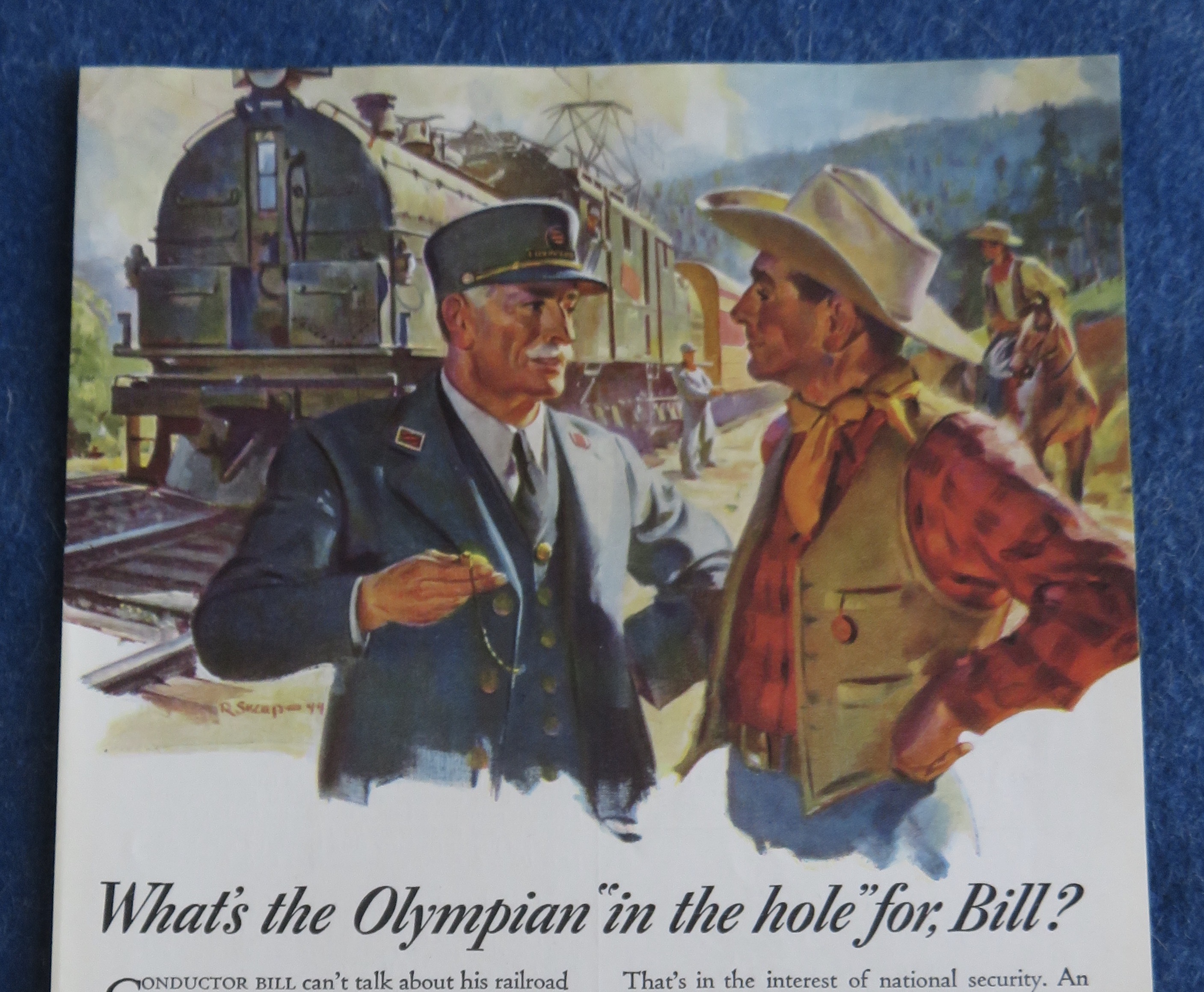 1944 The Milwaukee Road with The Olympian