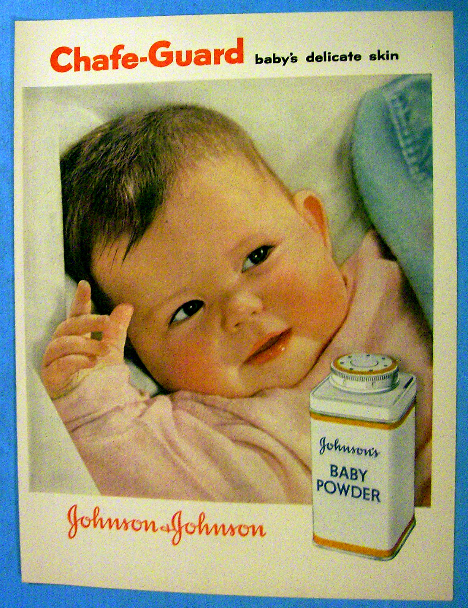 1956 Johnson's Baby Powder with Chafe Guard & Baby