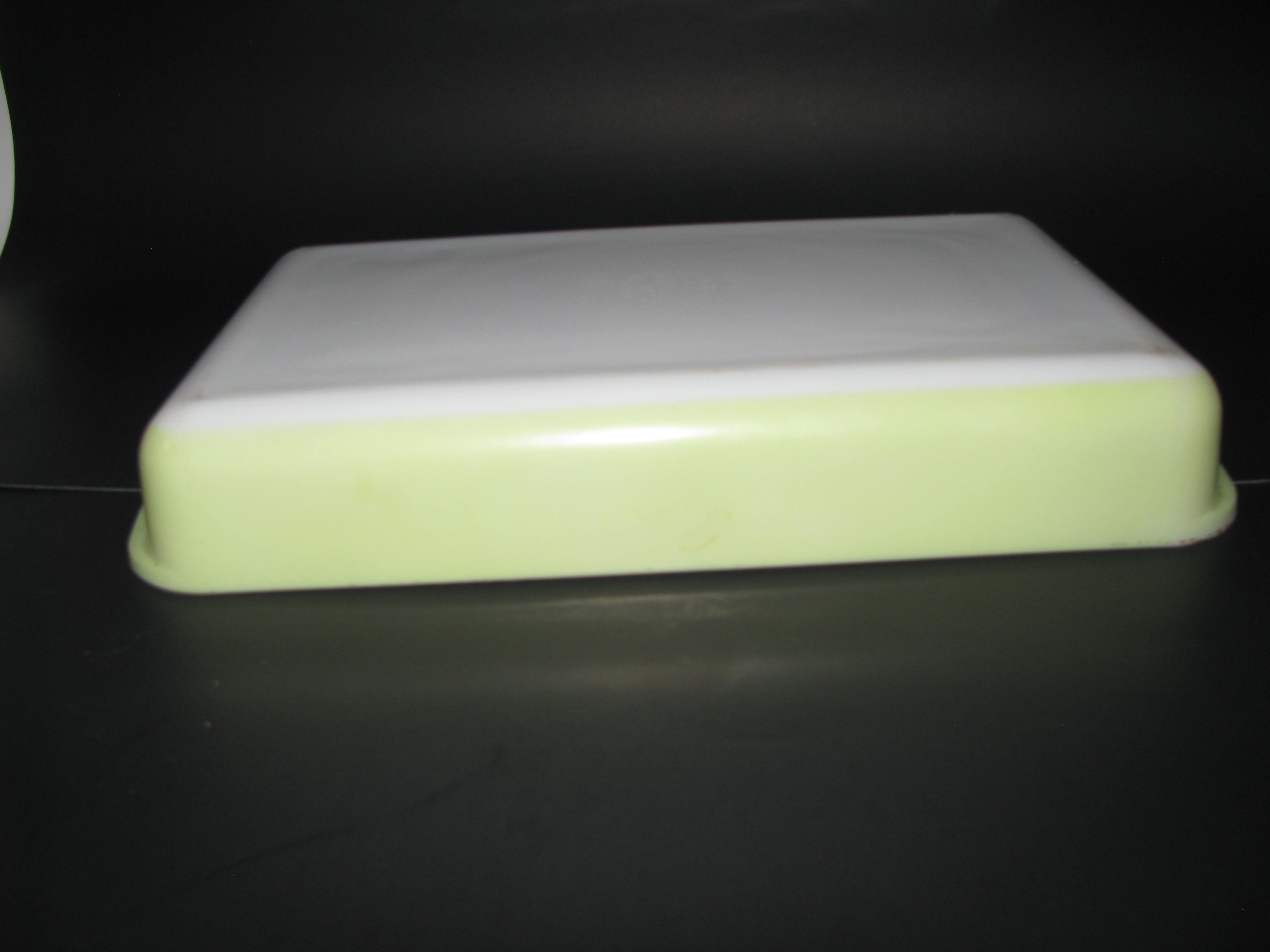 Vintage Pyrex Lime Green Rectangle Cake Pan