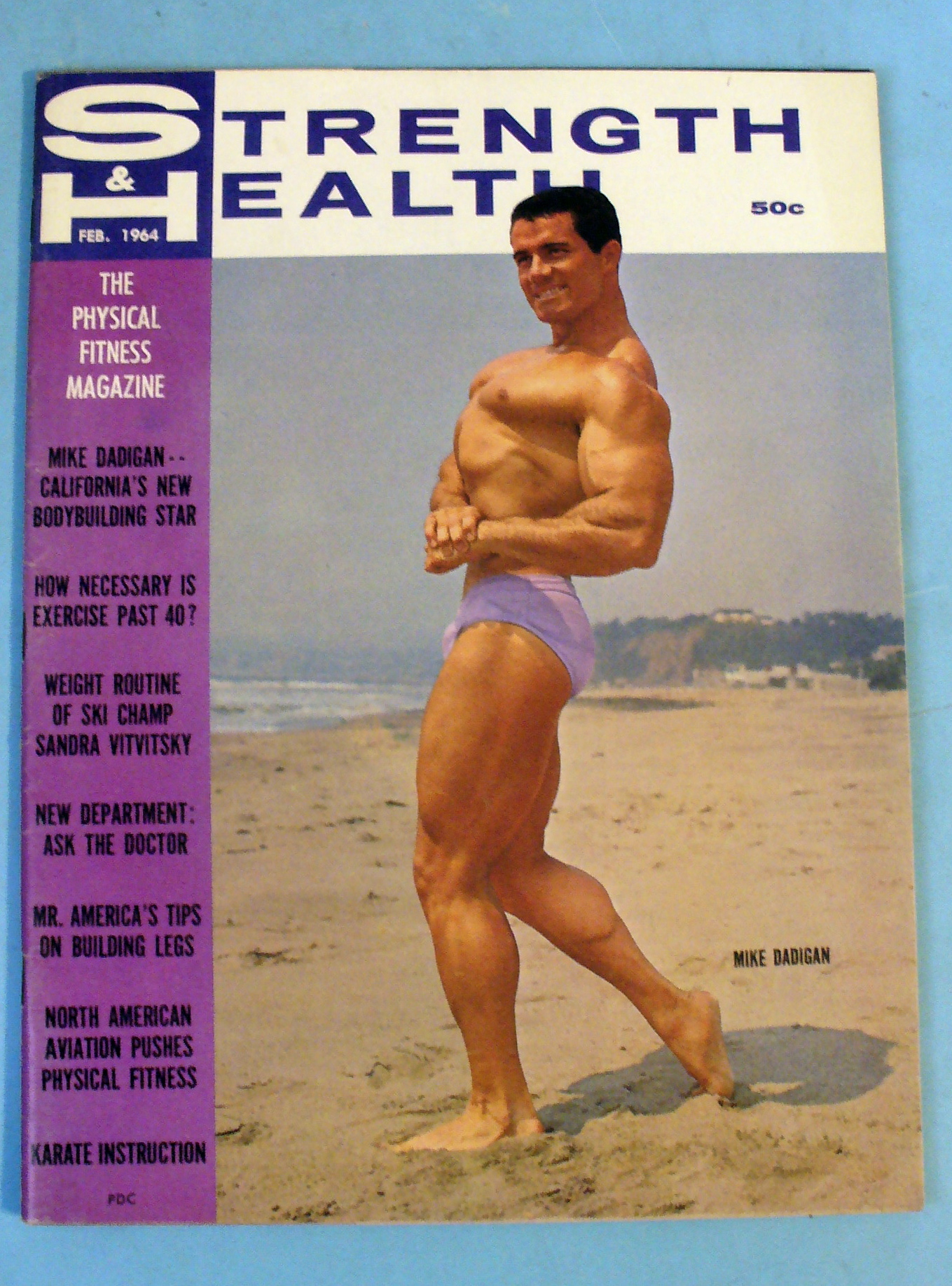 Strength & Health Magazine, February 1964 Mike Dadigan