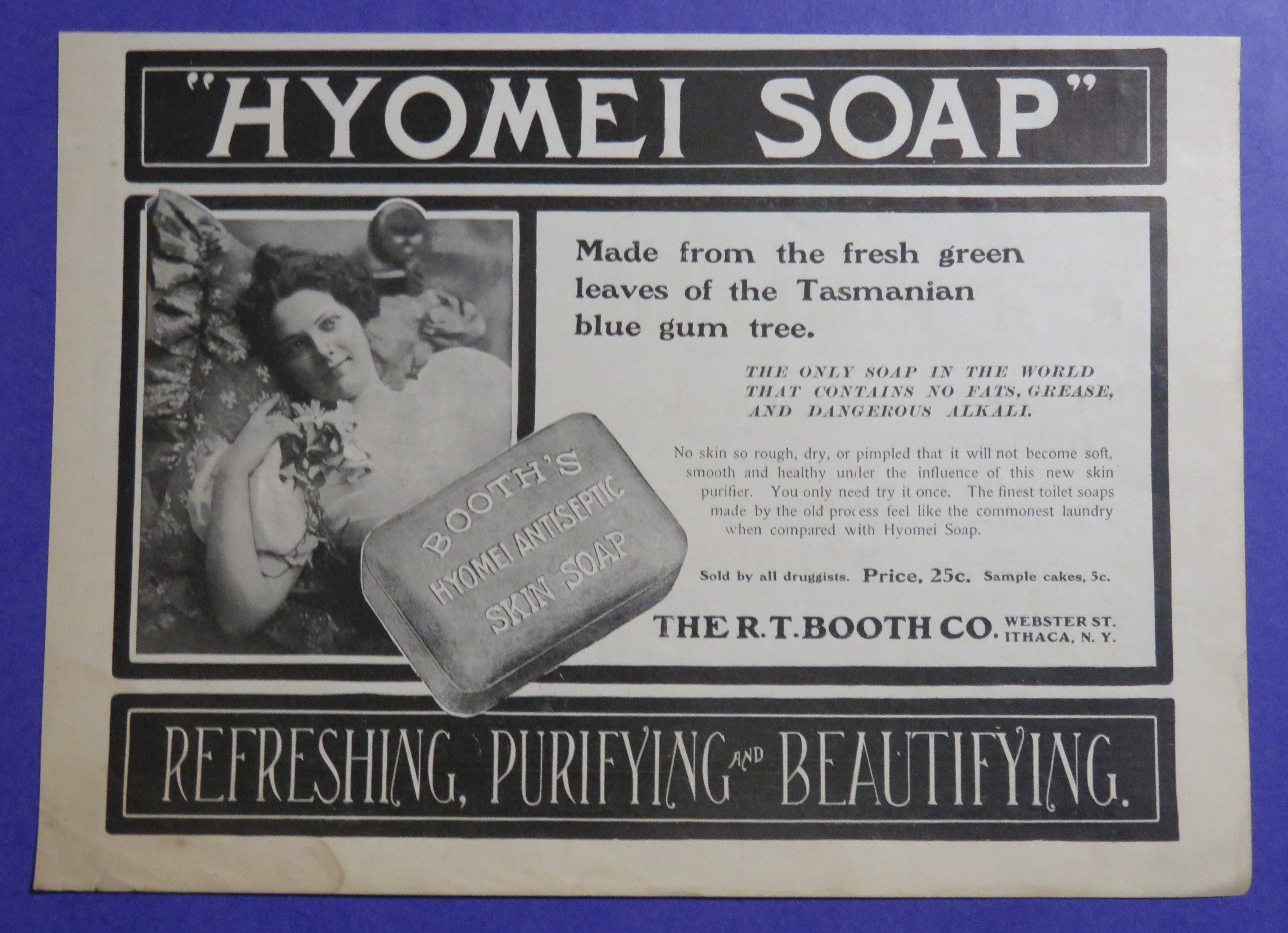 1900 Home Soap with Lovely Woman