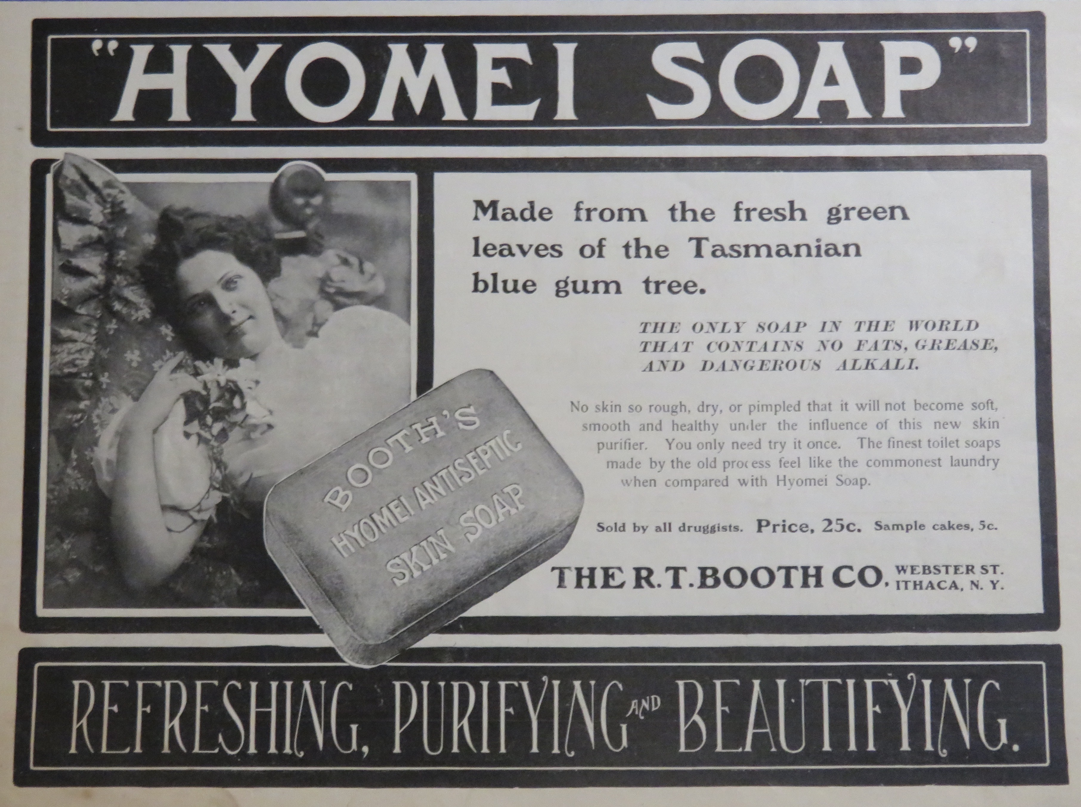 1900 Home Soap with Lovely Woman