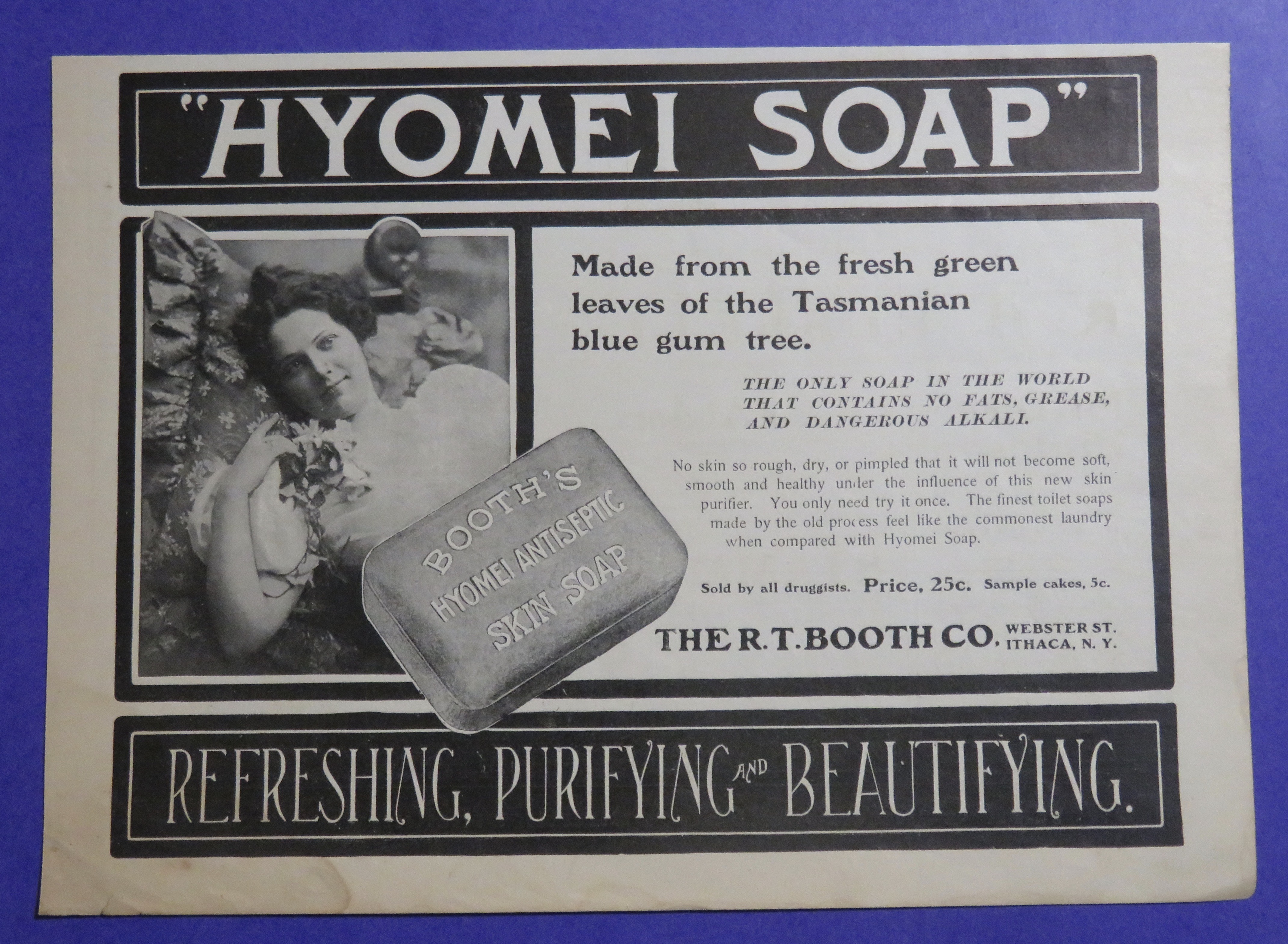 1900 Home Soap with Lovely Woman