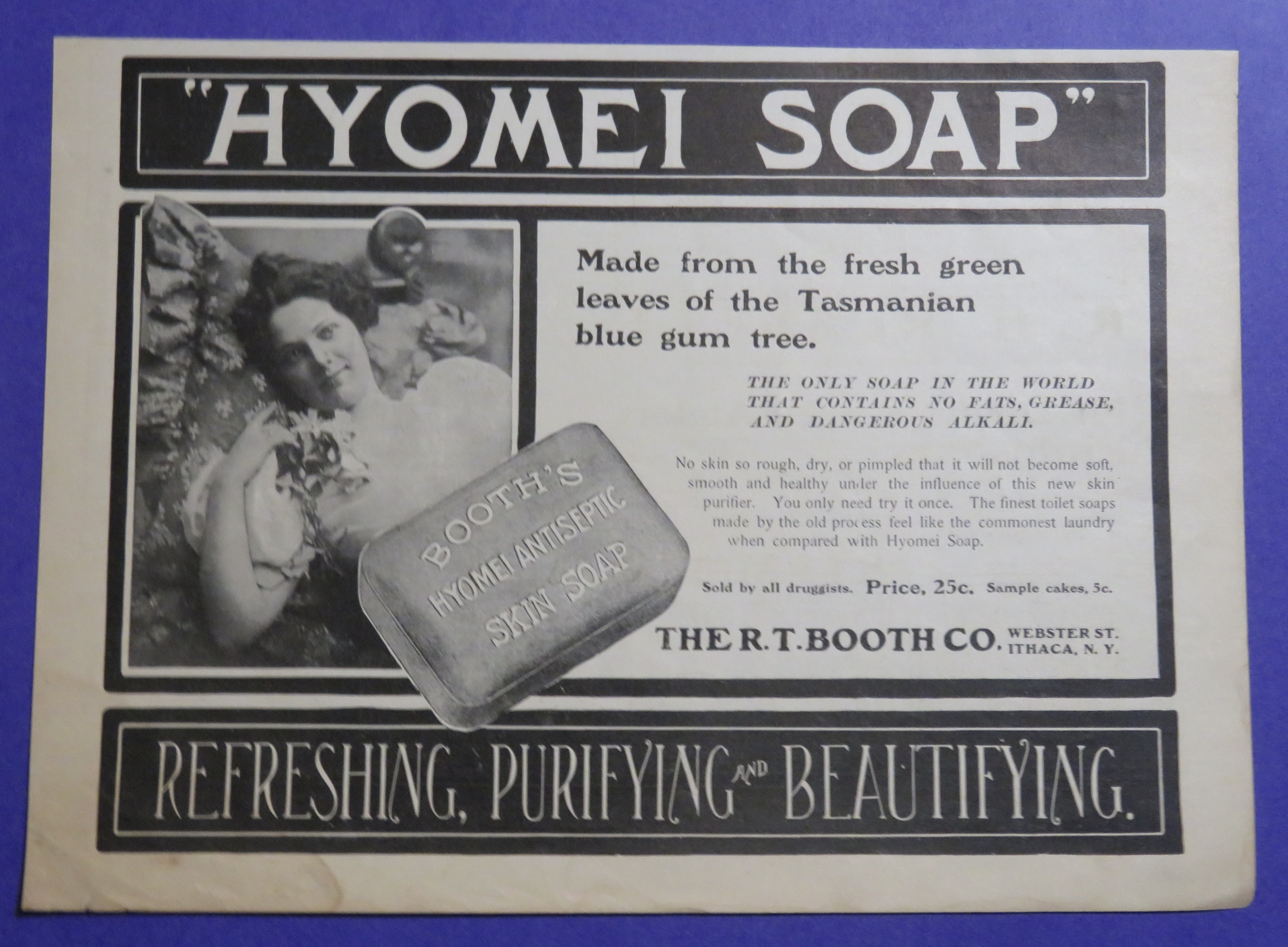 1900 Home Soap with Lovely Woman